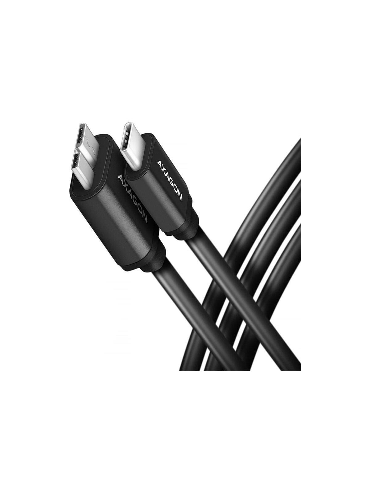 Axagon Bumm3-cm10ab - Usb-c Cable - 24 Pin Usb-c to Micro-usb Type B - Usb Kabel
