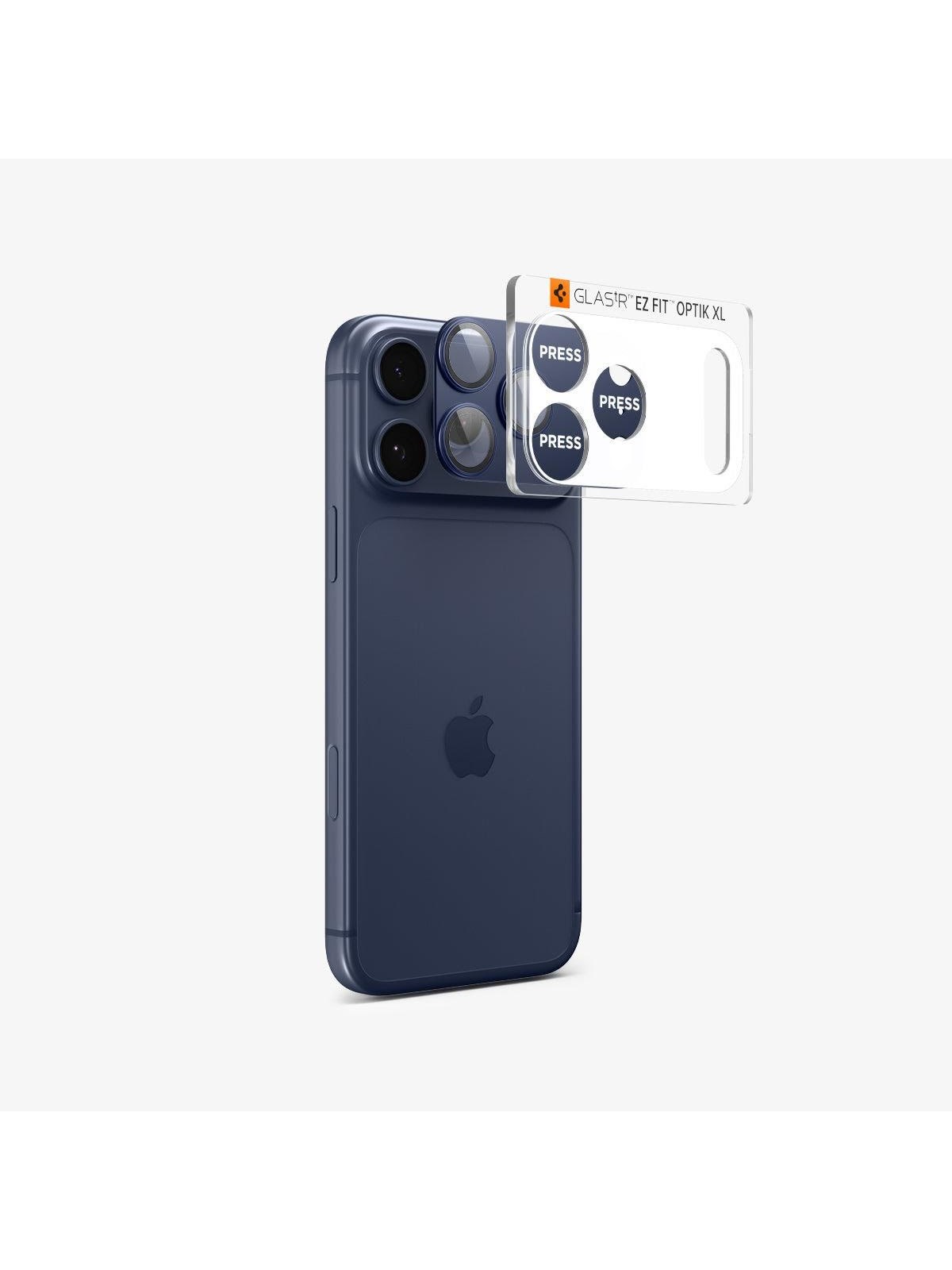 Spigen Glass tR EZ Fit Optik Pro XL 1 Pack - Blue - Iphone 17 Pro Max - Handys Schutzfolie - Agl10651