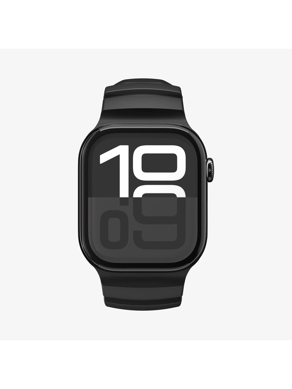 Spigen Silicone Band - Black - Apple Watch 49mm/46mm/45mm/44mm - Smartwatch Accessories - Amp10508