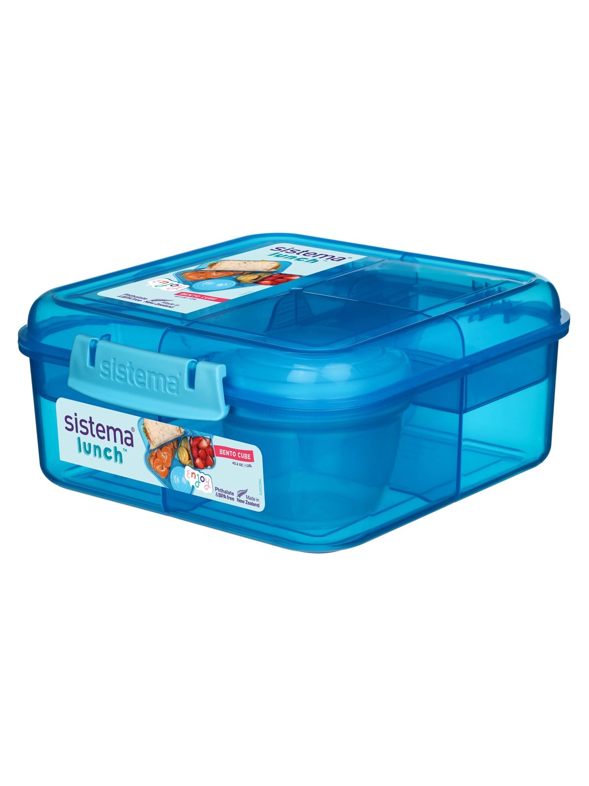 Sistema 1.25l Bento Cube Lunchblue - Kuechengeraet - 416852