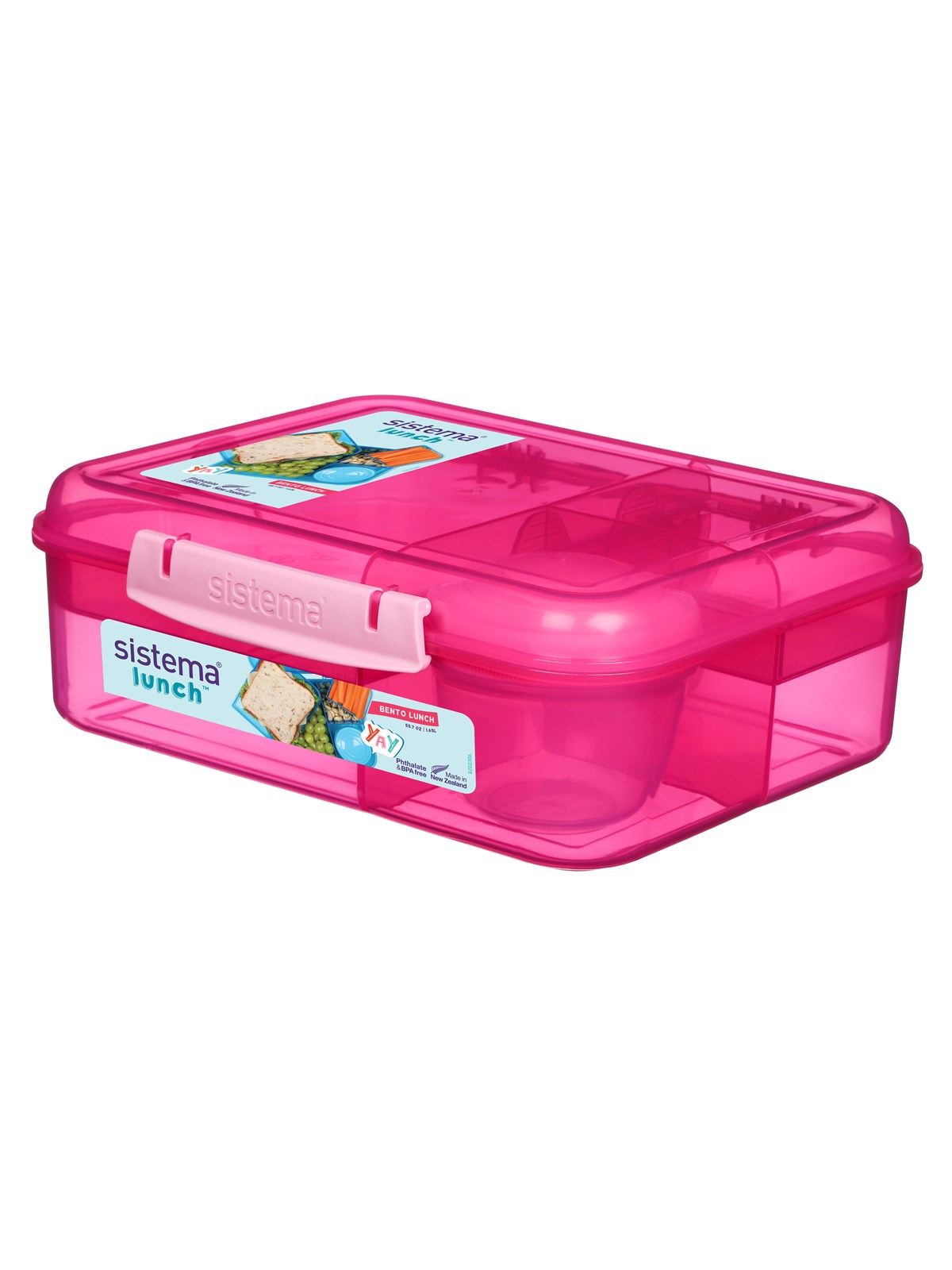 Sistema 1.65l Bento Lunch Pink - Kuechengeraet - 416903
