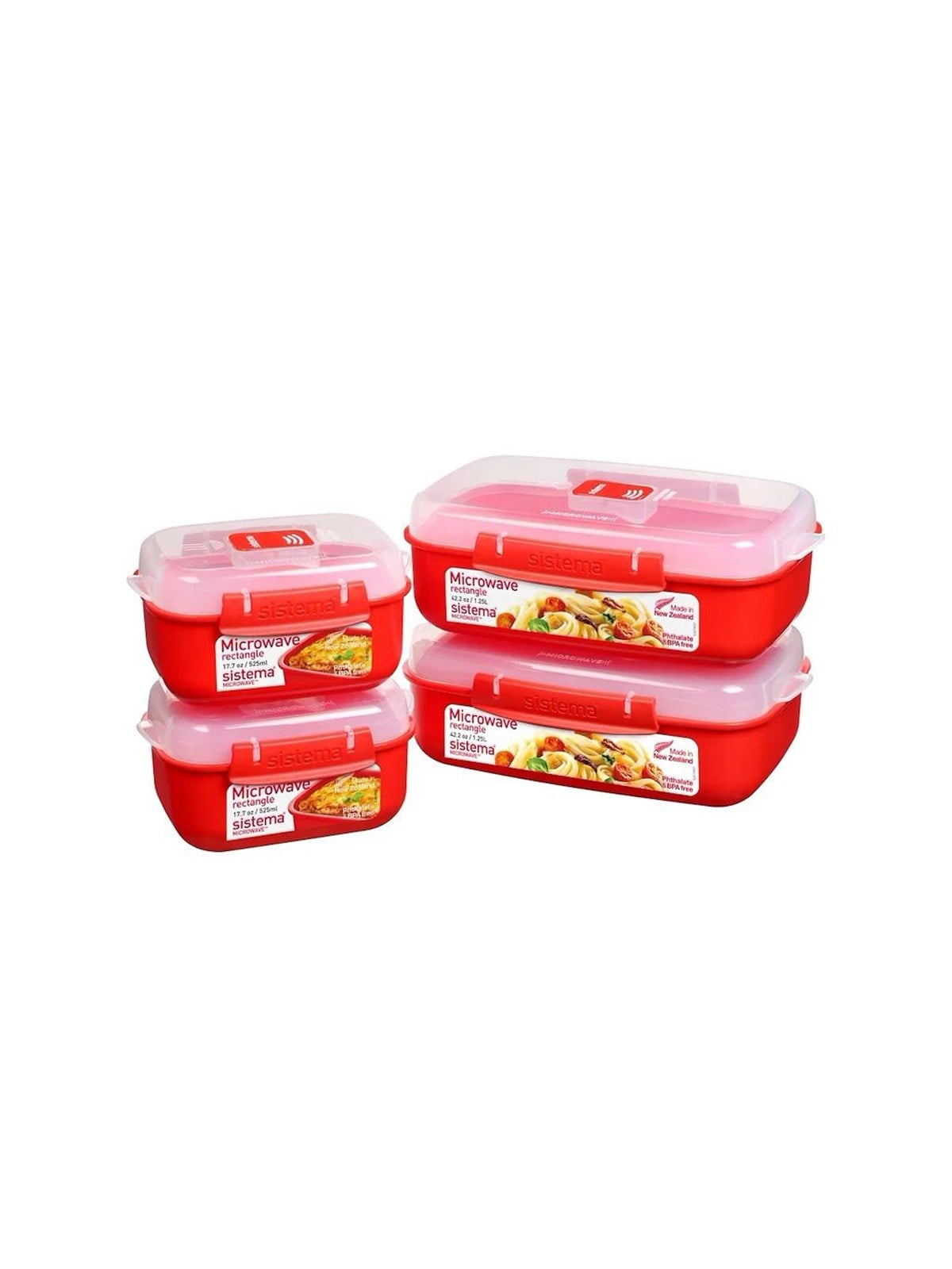Sistema Microwave Heat And Eat 4 Pack - Kuechengeraet - 82005