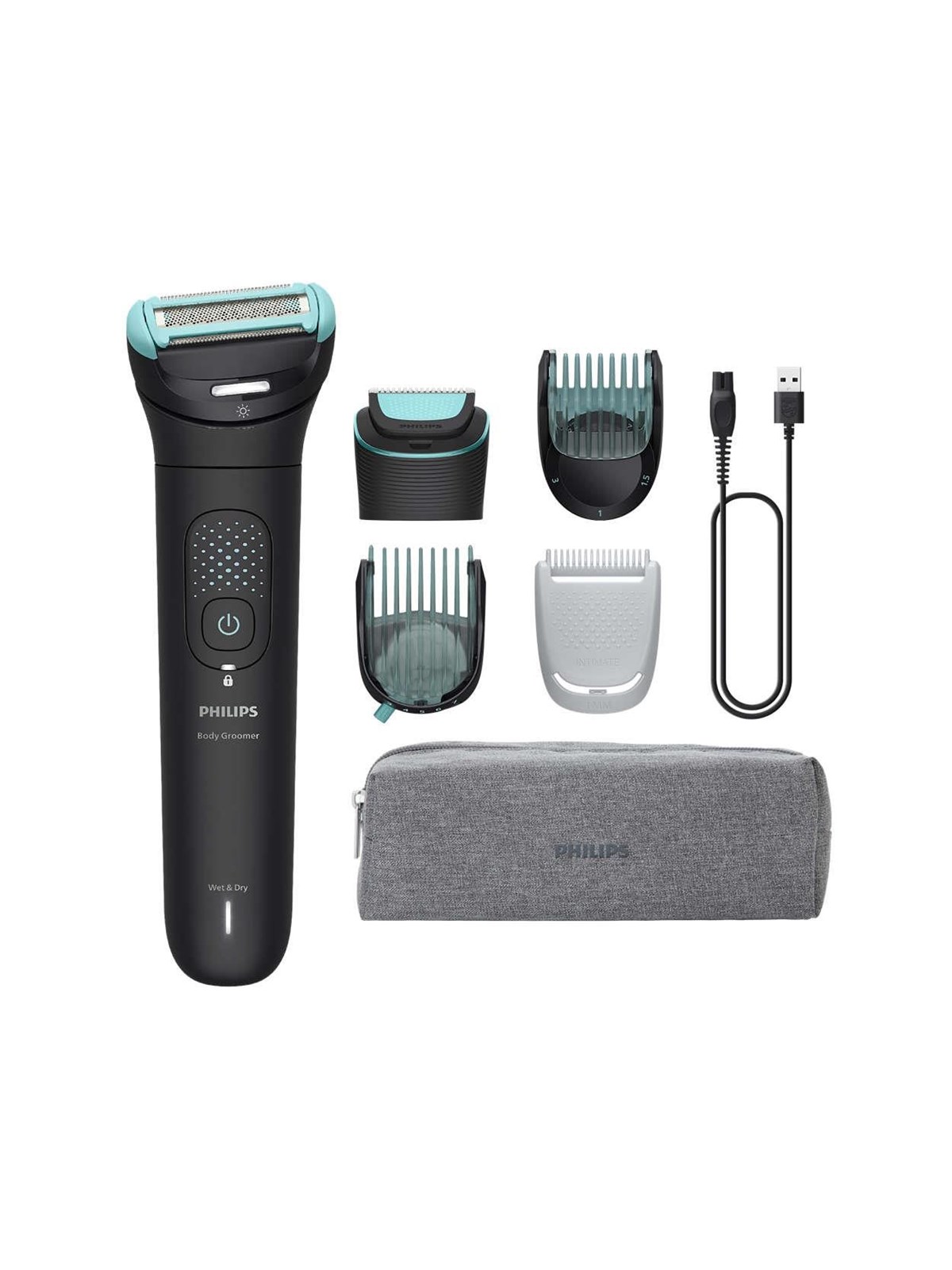 Philips Body Trimmer Bodygroom Series 7000 Bg7470 - Black - Haarschneidegeraete - Bg7470/15