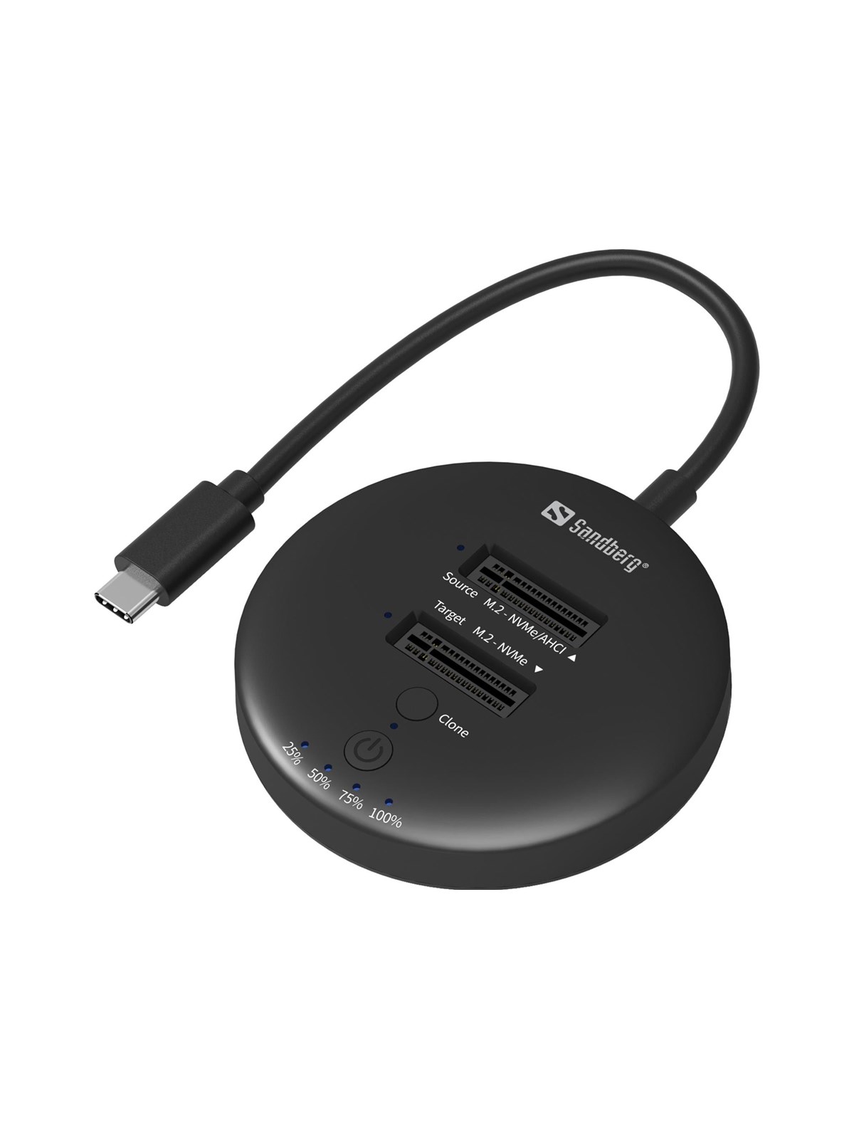 Sandberg Usb3.2 Cloner Dock For Nvme M.2 Ssd - Festplatten Zubehoer - 136-72