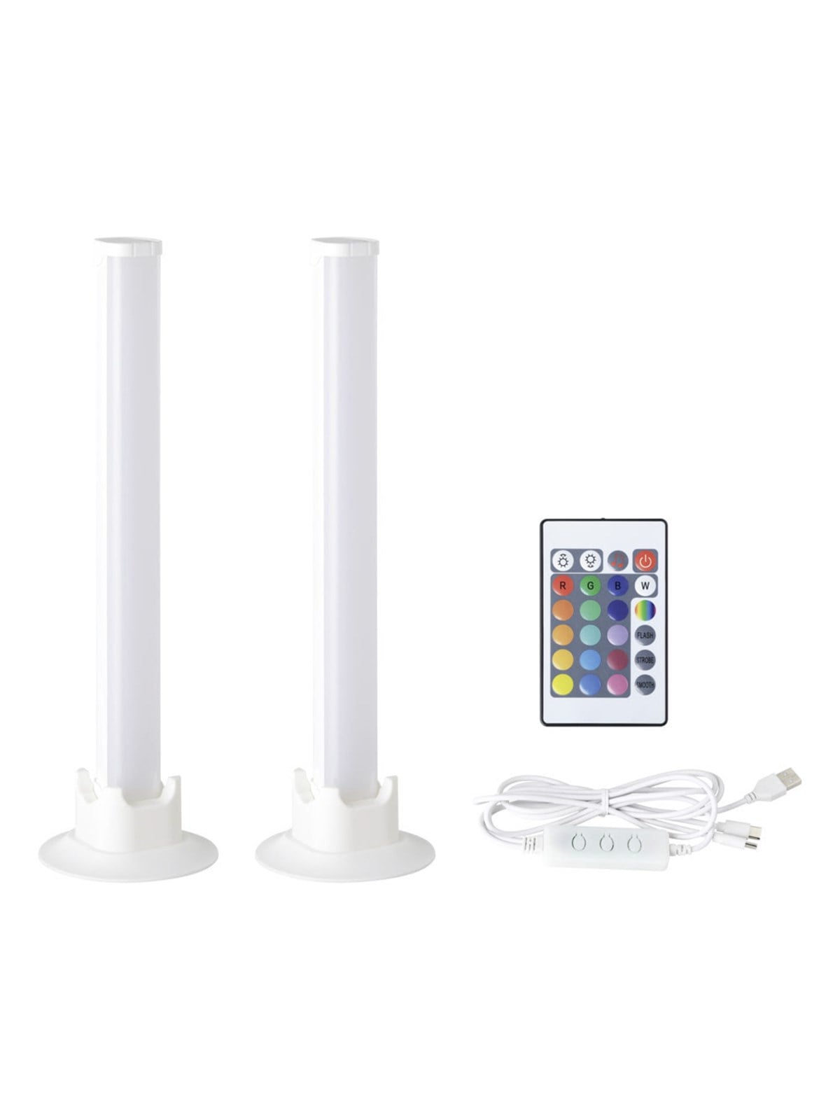 Eglo Gamer Light Tischlampen-set - Weiß, 2x3,3W Rgbw + 3000k - 75957