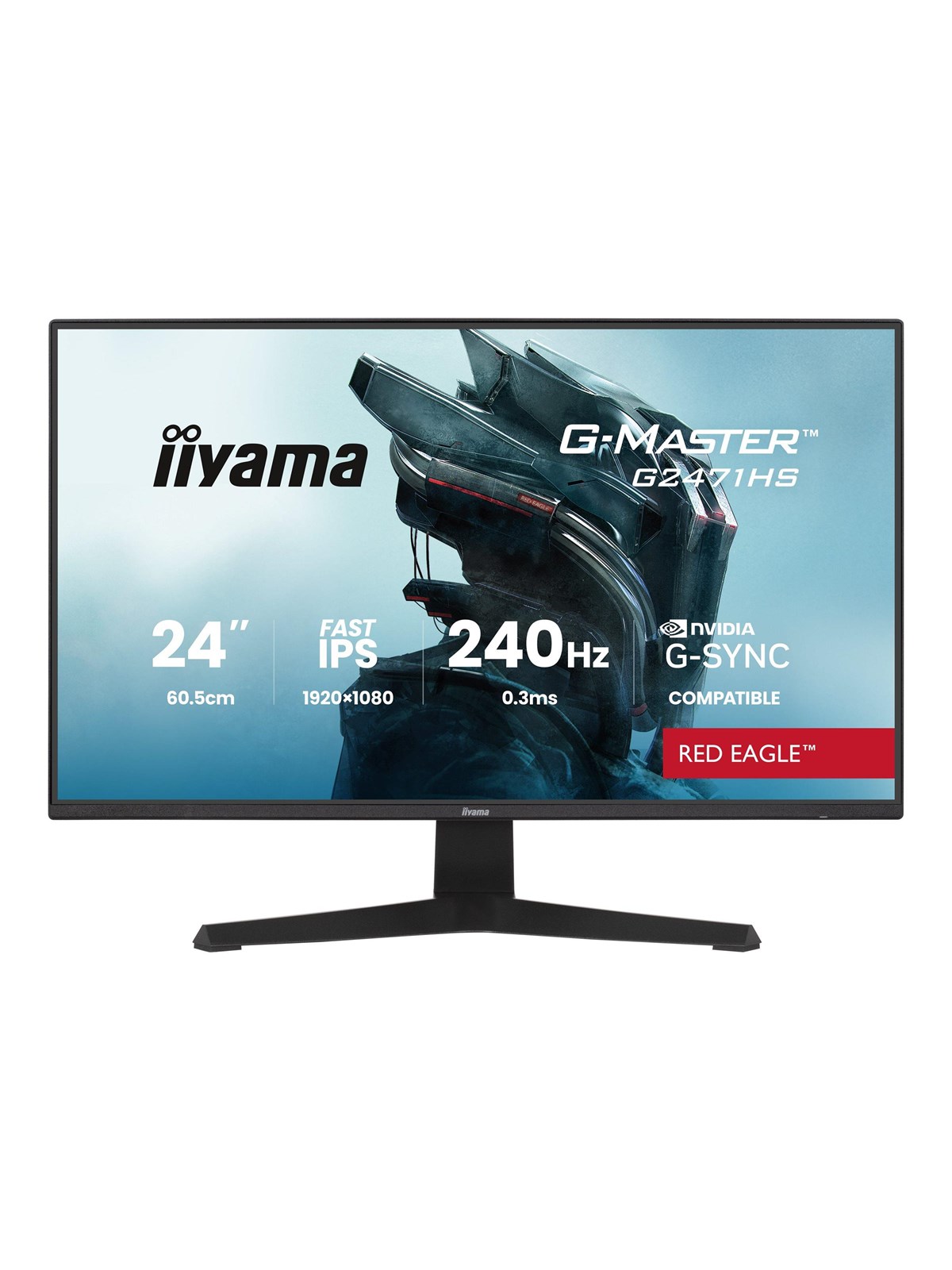 24" Iiyama G-master Red Eagle G2471hs-b1 - Led Monitor - Full HD (1080p) - 24" - Bildschirm