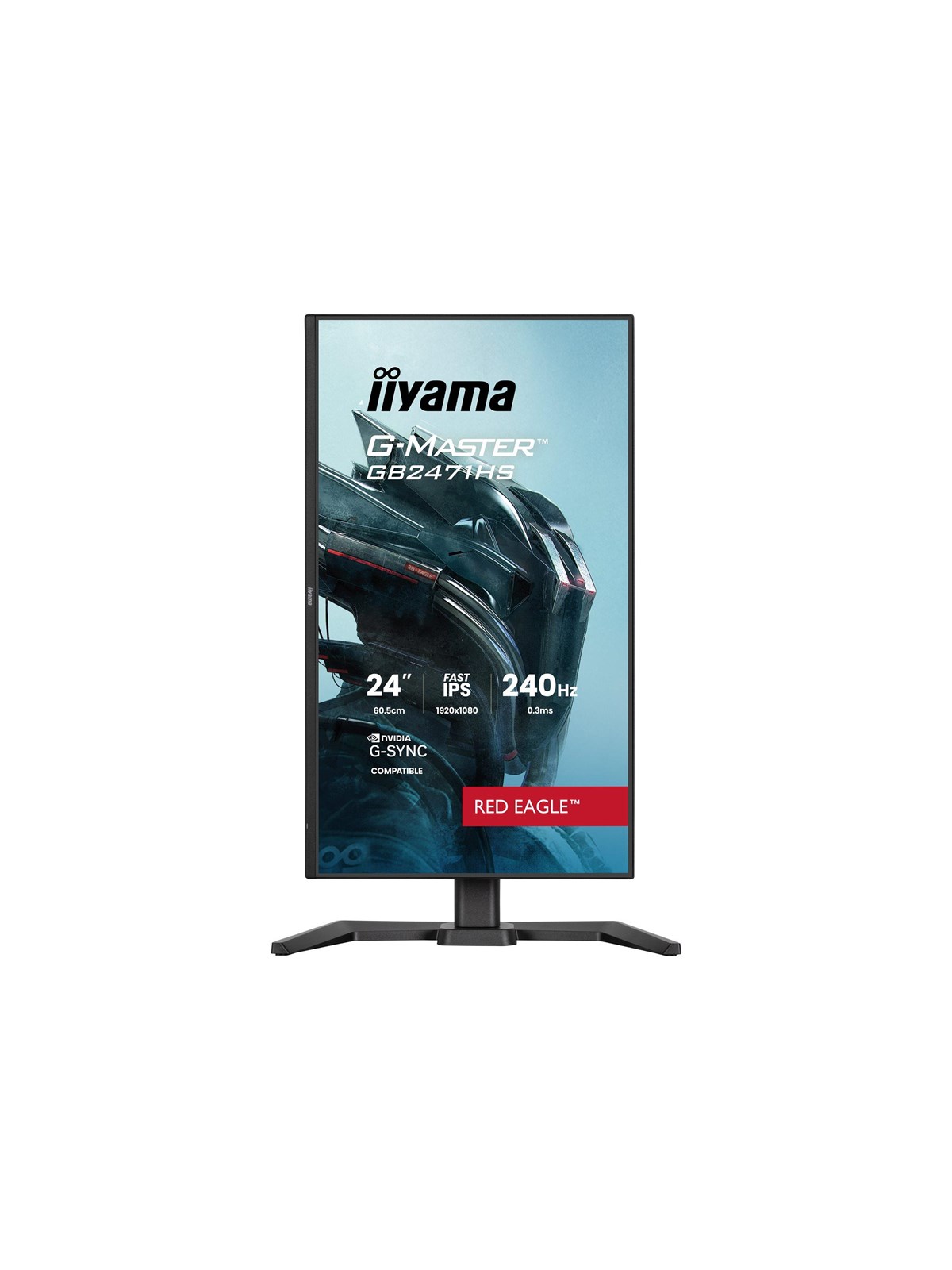 24" Iiyama G-master Red Eagle Gb2471hs-b1 - Led Monitor - Full HD (1080p) - 24" - Bildschirm