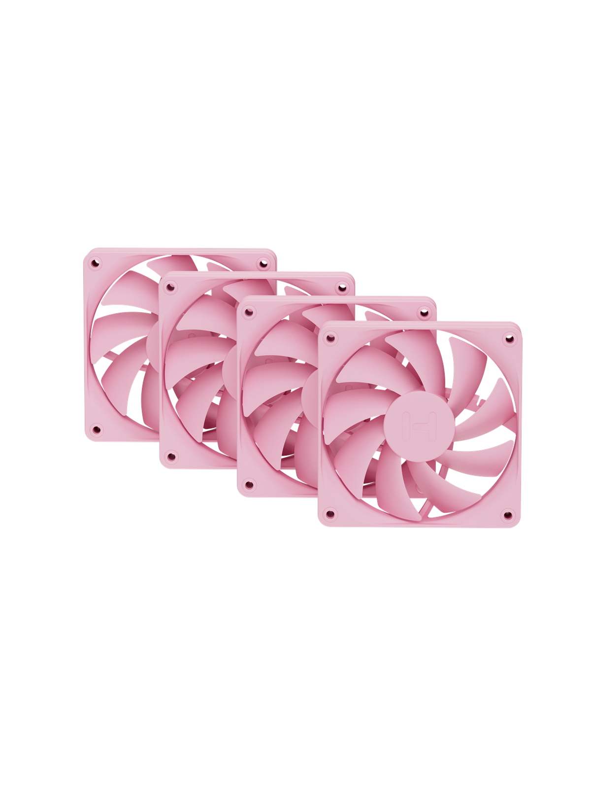Hyte Fa12 Fan - (Strawberry Milk / Pink) 4-pack - Gehäuselüfter - 120mm - Pink - 28 Dba - Gehaeuseluefter - Fan-hyte-fa12-sm-4