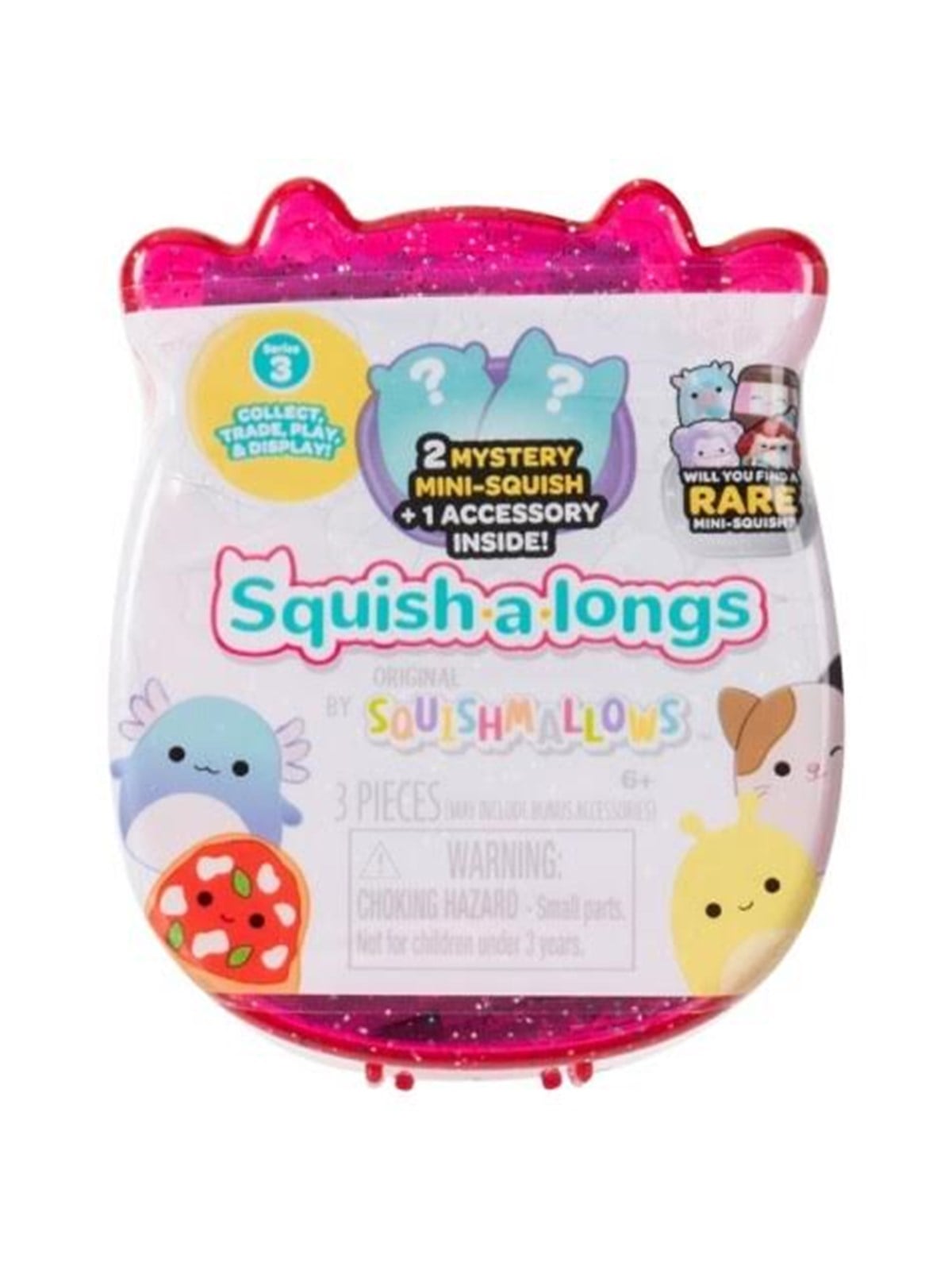 Squishalongs 2.5 cm Blind Bag 2 Pack - S3 Assorted - Figuren - 2520051