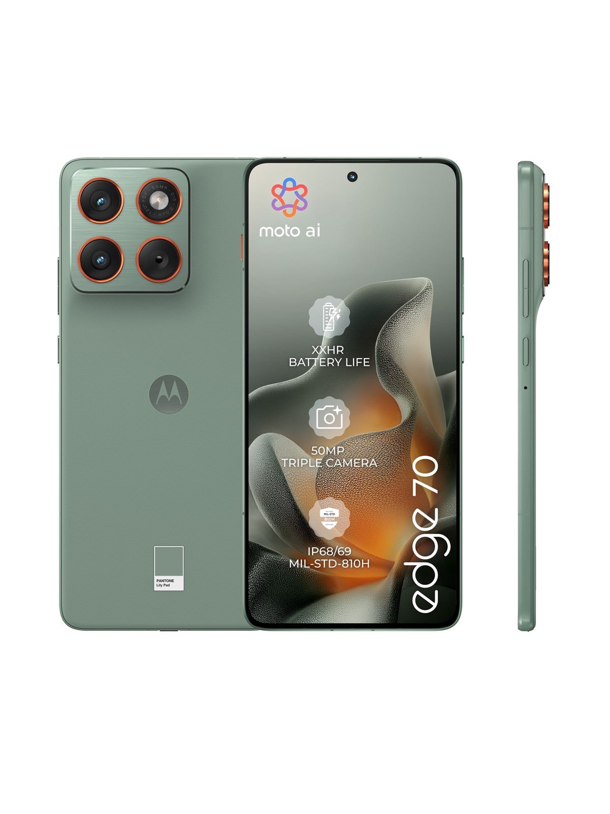 Motorola Edge 70 512gb/12gb - Pantone Lily Pad - Handys Smartphones - Pba50023se