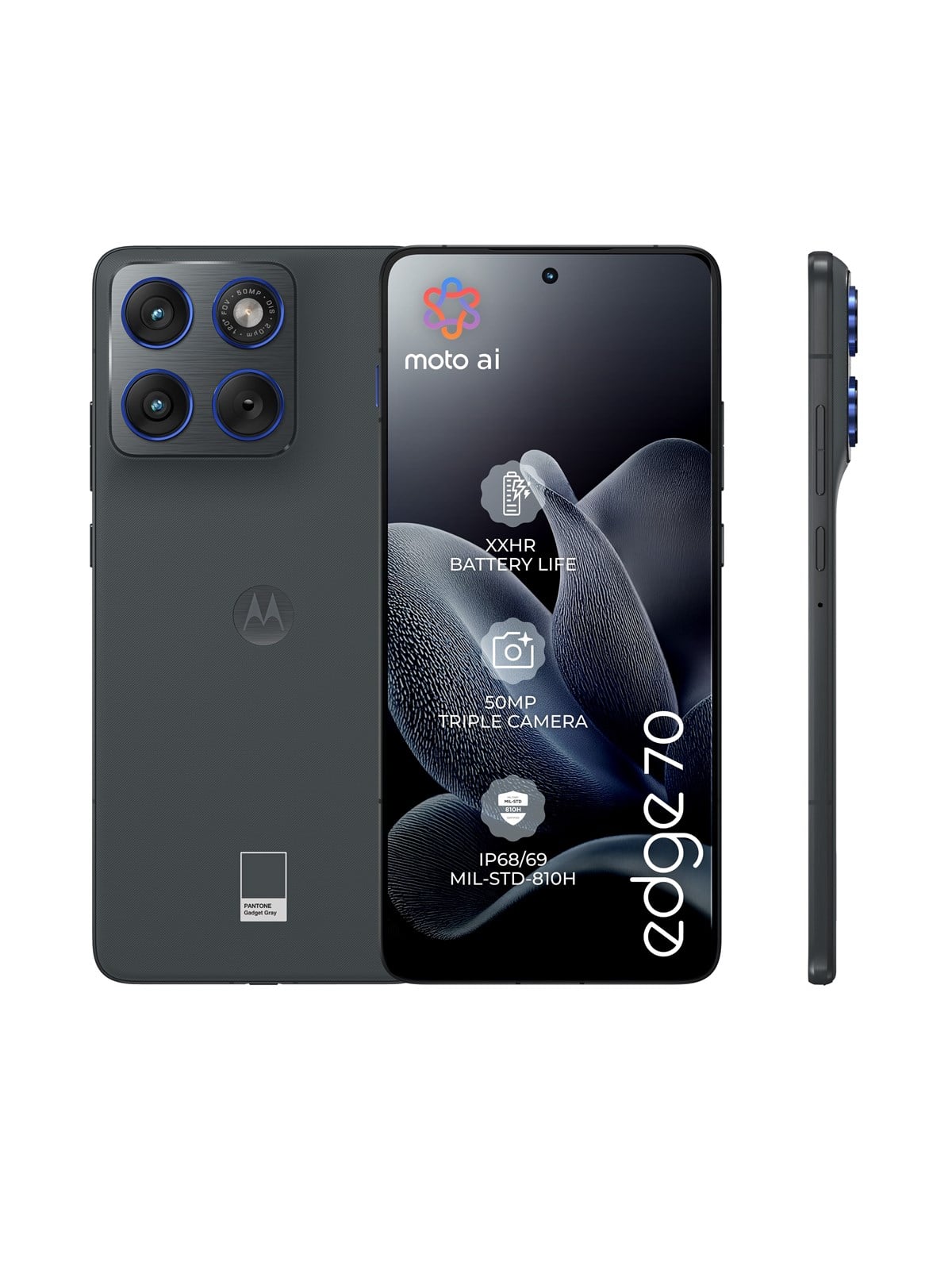 Motorola Edge 70 512gb/12gb - Pantone Gadget Grey - Handys Smartphones - Pba50001se