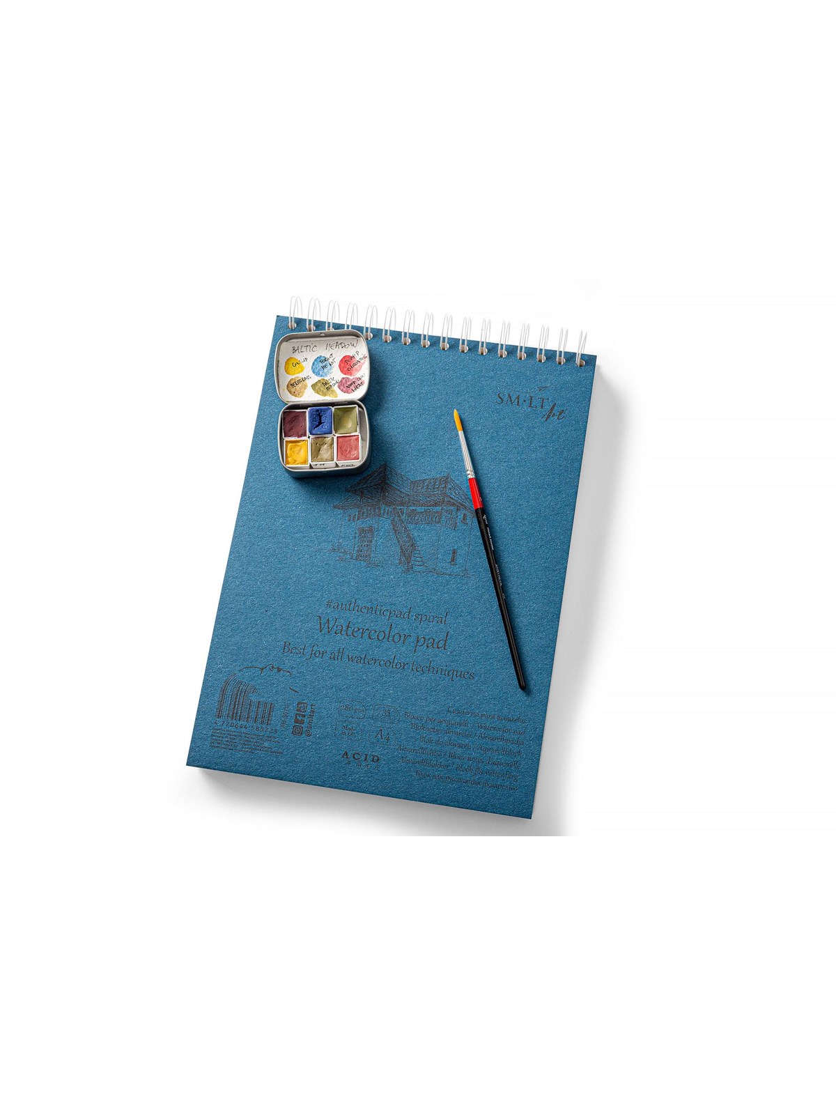 Smlt Drawing Pad Watercolor Paper. A5. 280g. - Bloecke Formulare Und Notizbuecher - Sm101-a5