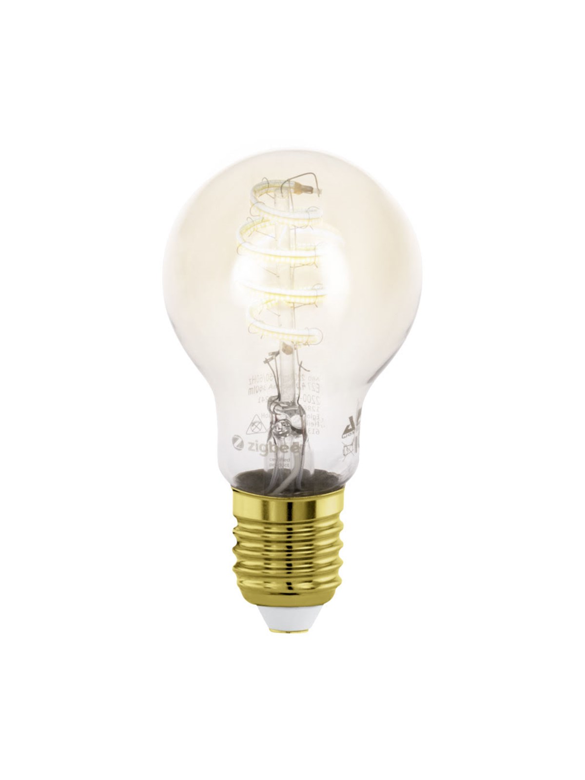 Eglo E27 Led-z Matter A60 Spiral 7W Cct 806lm Amber - Smart Home - 110388