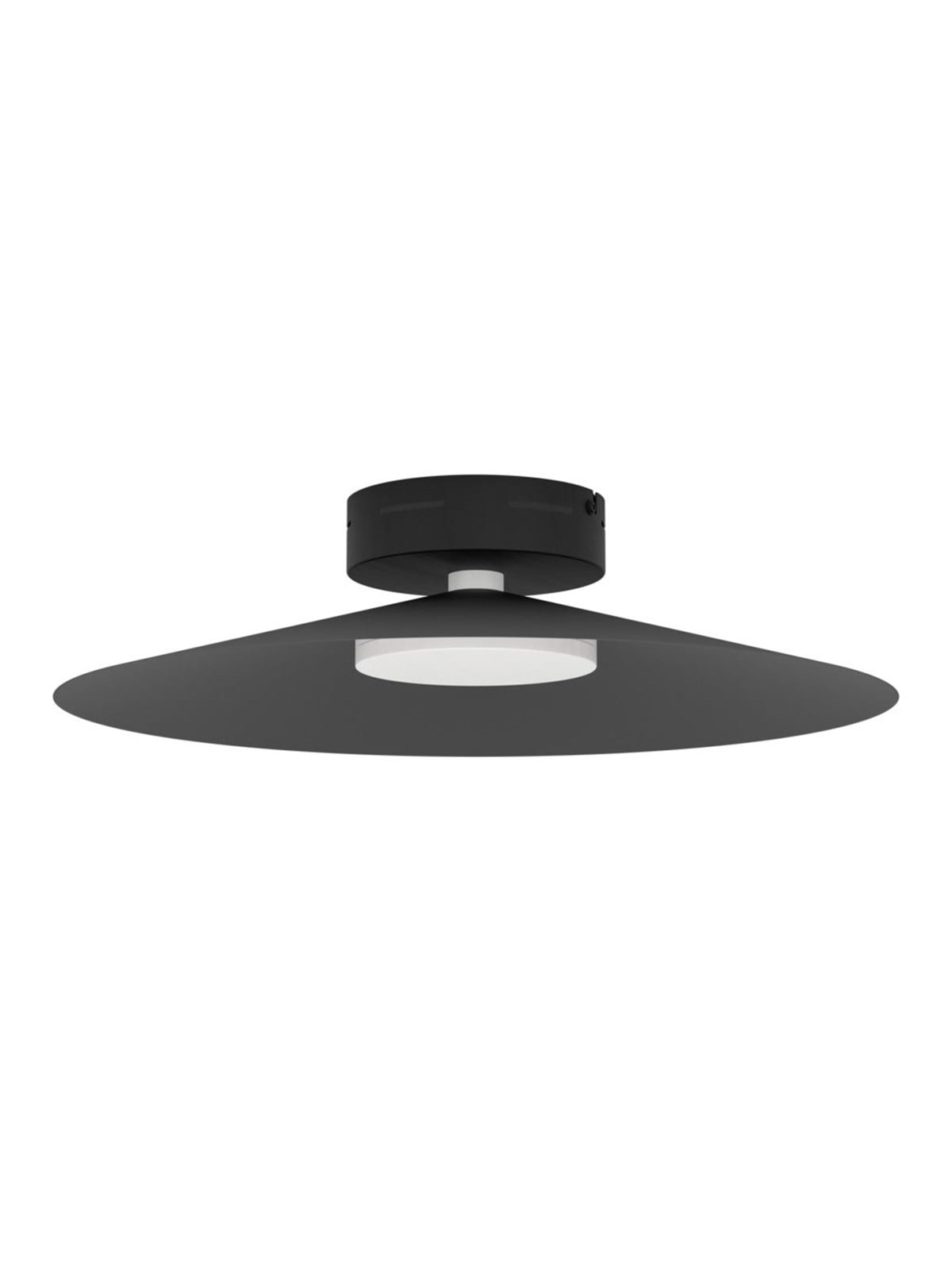 Eglo Conomavilla-z Matter Ceiling Lamp Ø450 Rgb/cct 15.5W 2000lm Black - Smart Home - 902182