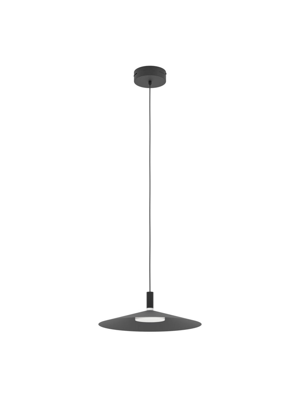 Eglo Conomavilla-z Matter Pendant Lamp Ø450 Rgb/cct 15.5W 2000lm Black - Smart Home - 902183