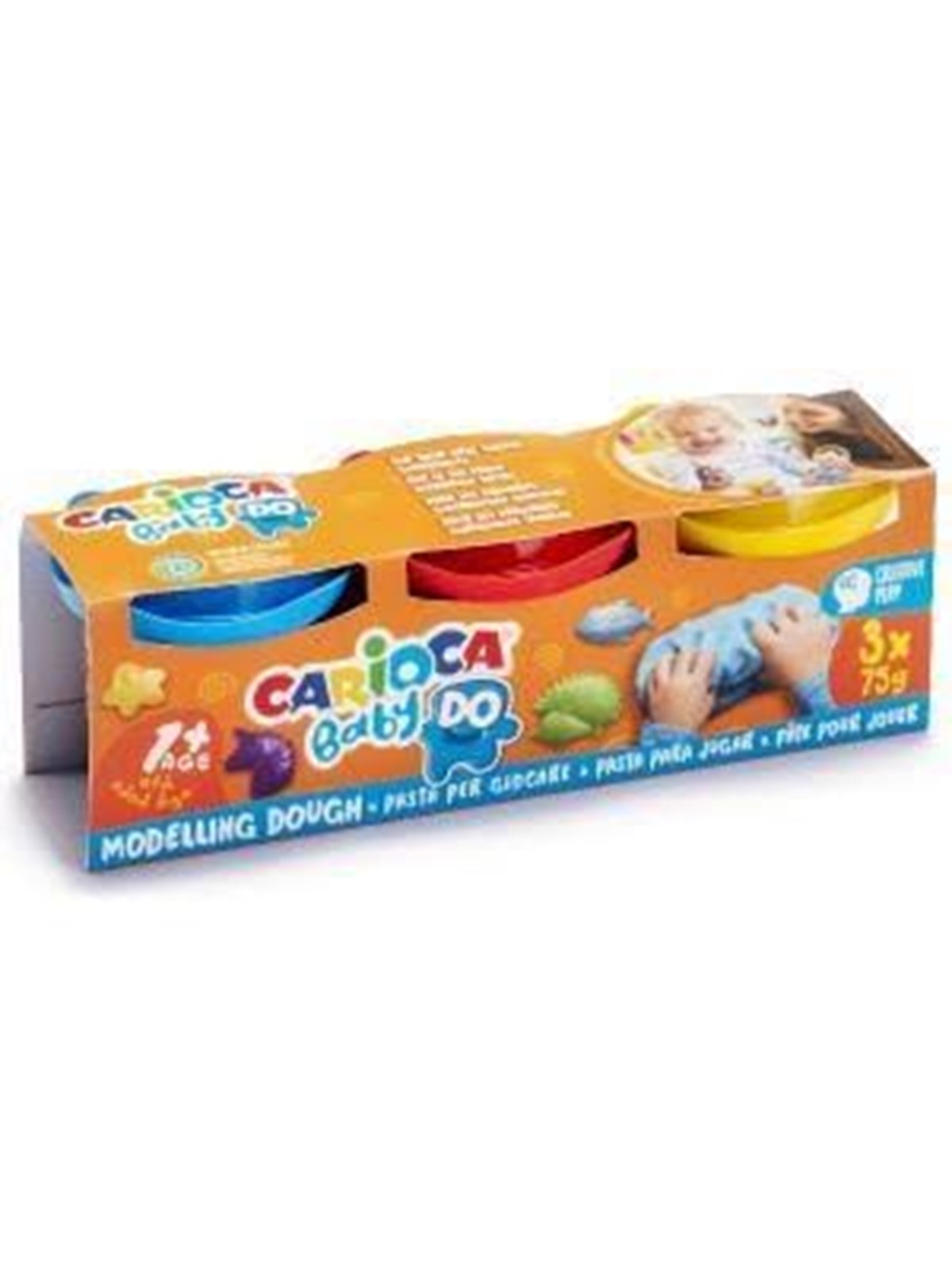 Carioca Baby Modeling Wax 3*75gr. - Hobby Zubehoer - 43179