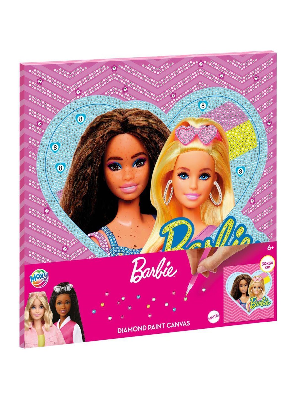 Hobby Mate Barbie Diamond Painting 30*30cm. - Hobby Zubehoer - 501126