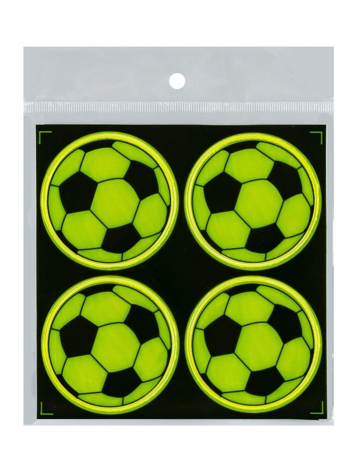 Centrum Reflective Stickers 4 Pcs. Ø50mm. Footballs - Papier Fotopapier Und Etiketten - 80383