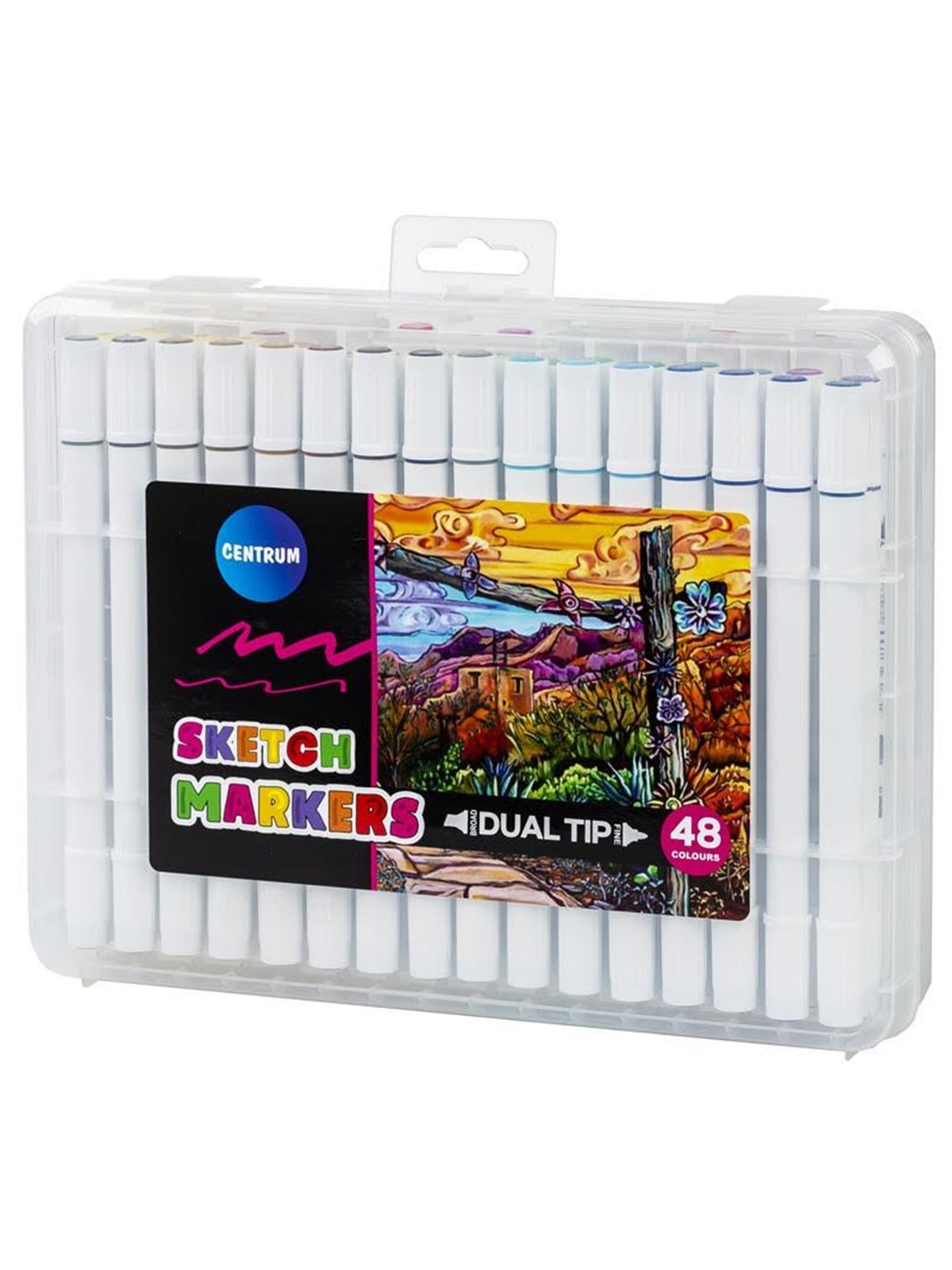 Centrum Twin Markers 48 Pcs. Case - Hobby Zubehoer - 89707