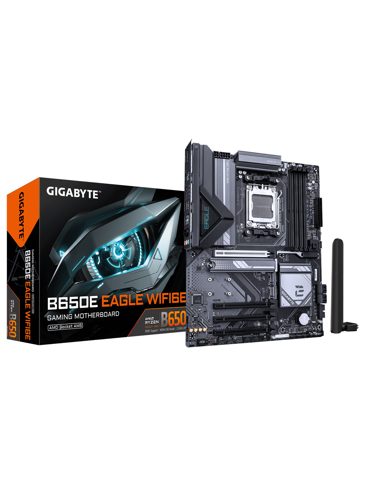 Gigabyte B650e Eagle Wf6e Mainboard - Amd B650 - Amd Am5 Socket - Ddr5 Ram - Atx