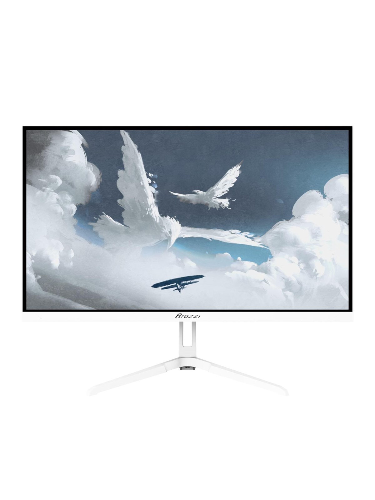 24" Arozzi Nova (White) - 1920x1080 (Fhd) - 200hz - Ips - Bildschirm - Az-no-24t1k200-wt