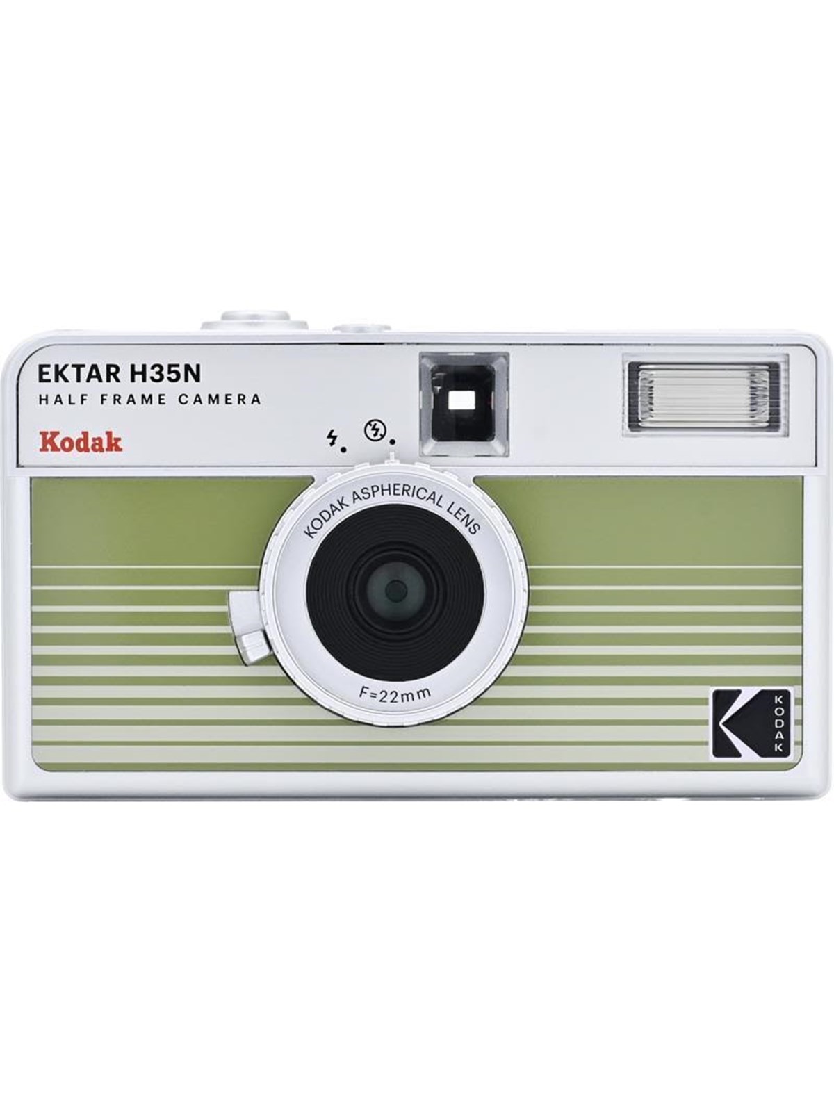 Kodak Ektar H35n Camera Striped Green - Digital Kameras - Rk0303
