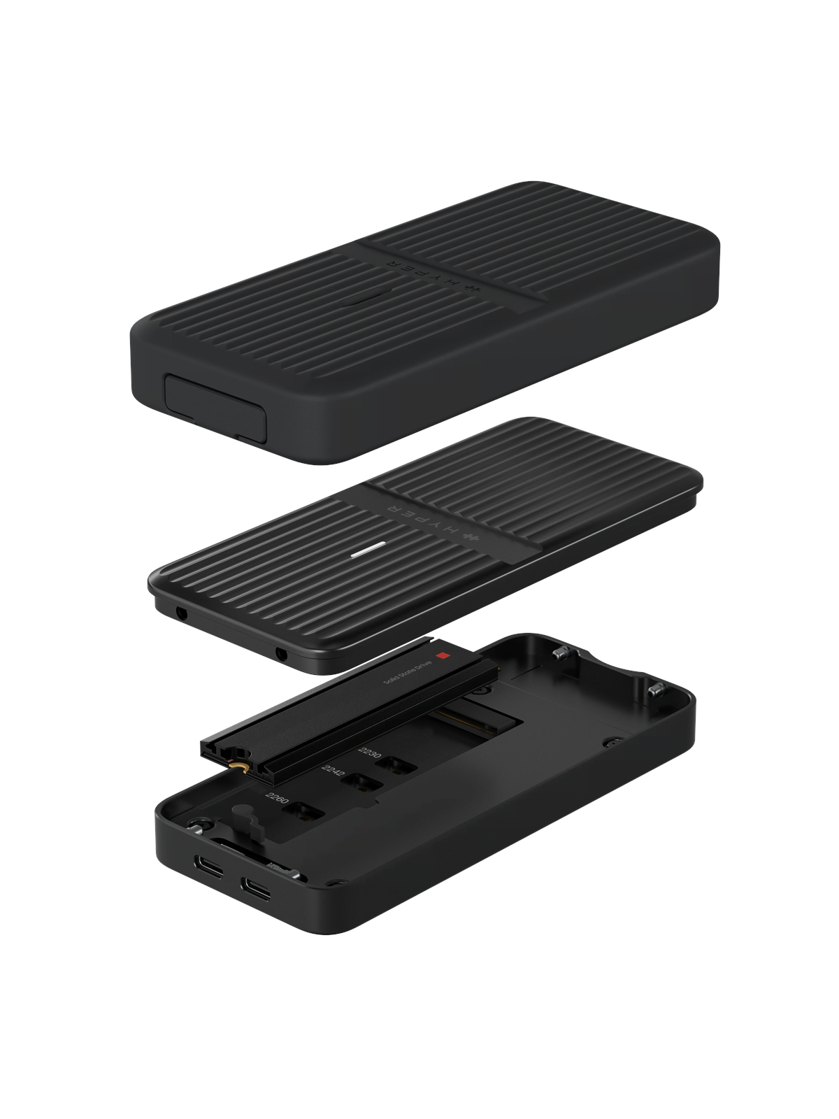 Hyper Drive Next Usb4 M.2 Pcie Enclosure - Dockingstationen - Hd2500gl