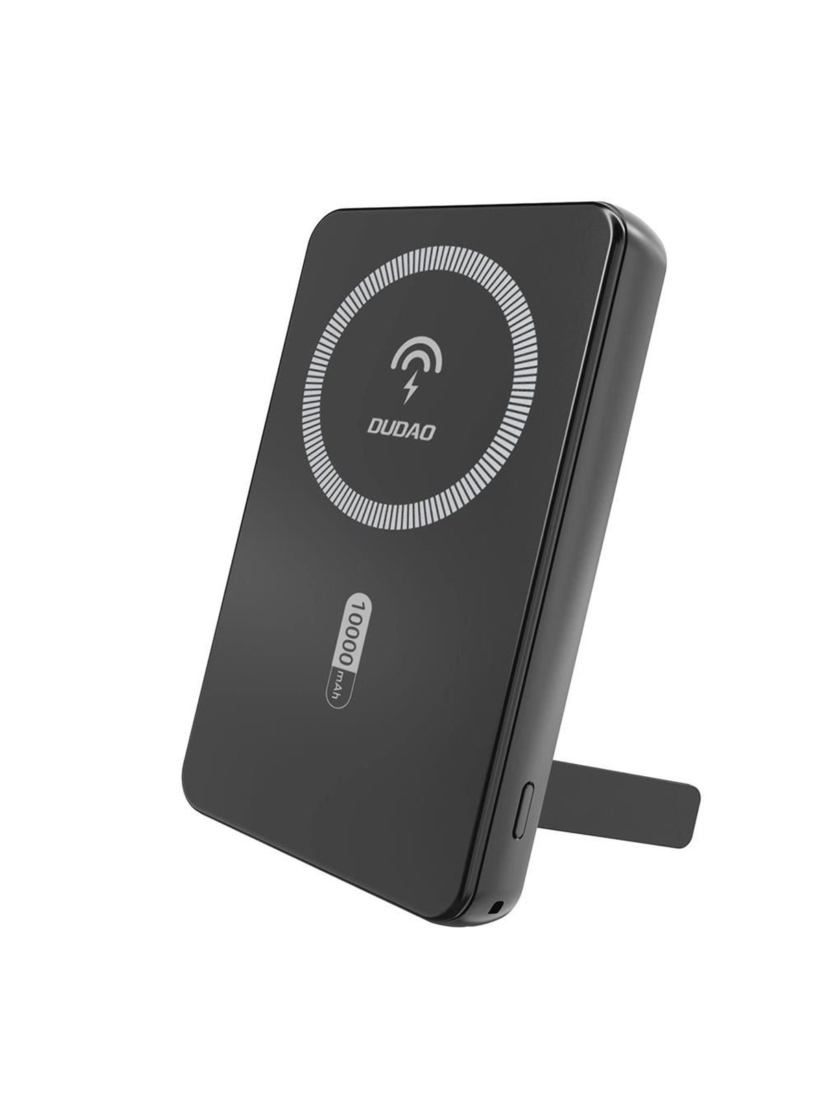 Dudao Powerbank K14s+ 10000mah 20w Usb-a / Usb-c / Magsafe With Stand - Black Powerbank (Akku) - Schwarz - 10000 Mah - Powerbank Akku - 6976625332939