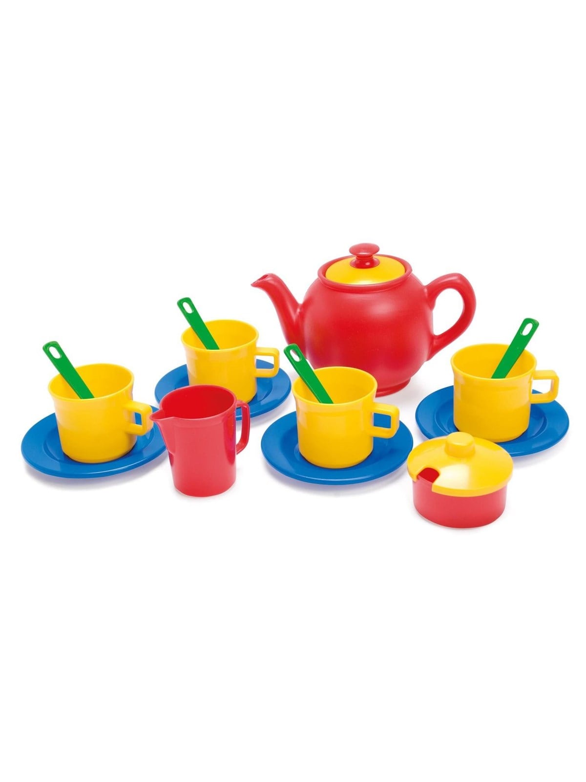 Dantoy Tea Set in Net L:19 cm 17 Pcs - Spielkueche Zubehoer - 4382