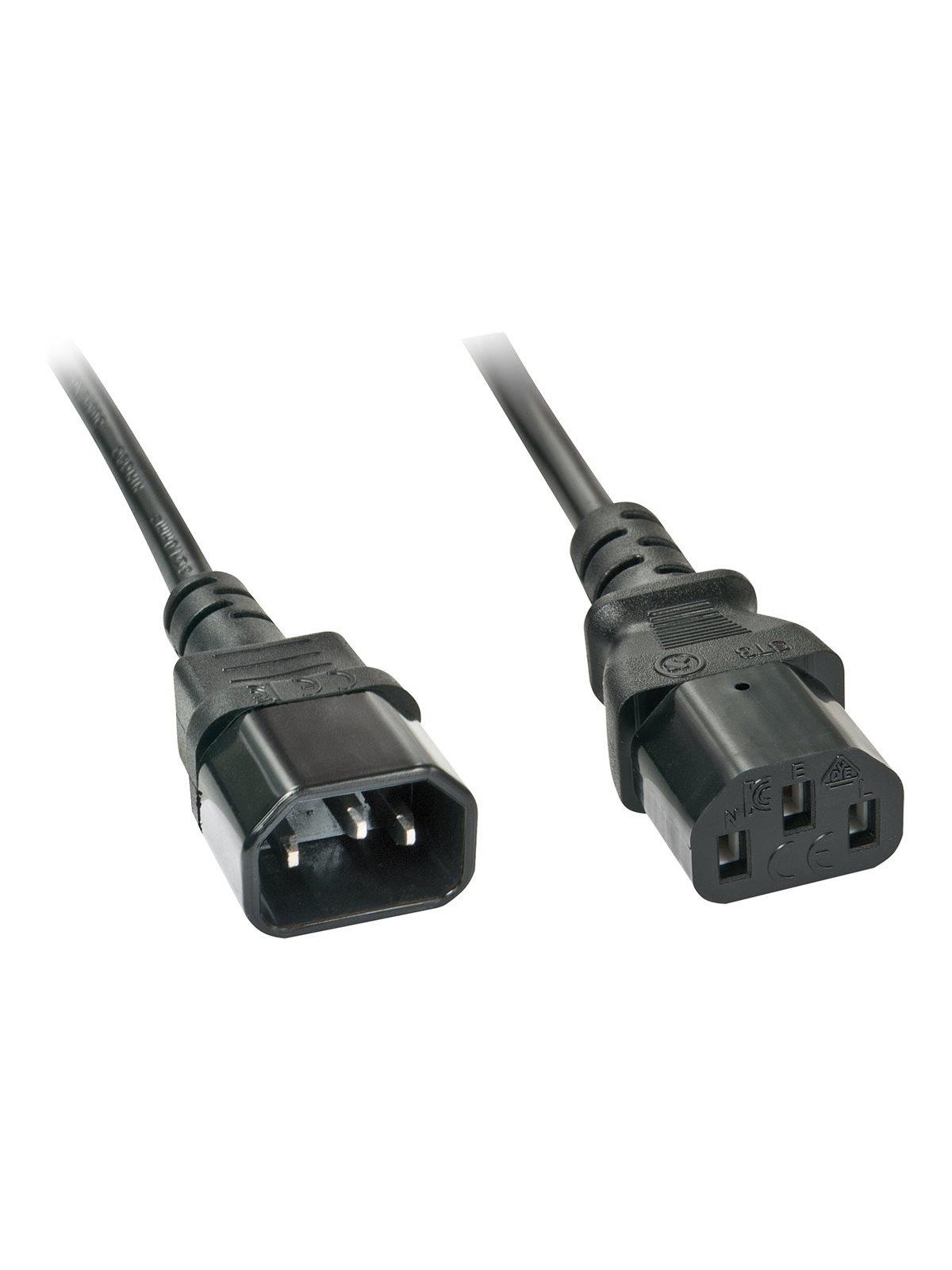 Lindy Iec-mains Extension Cable - Power Cable - Iec 60320 C14 to Power Iec 60320 C13 - 2 m - Stromkabel Extern - 30331