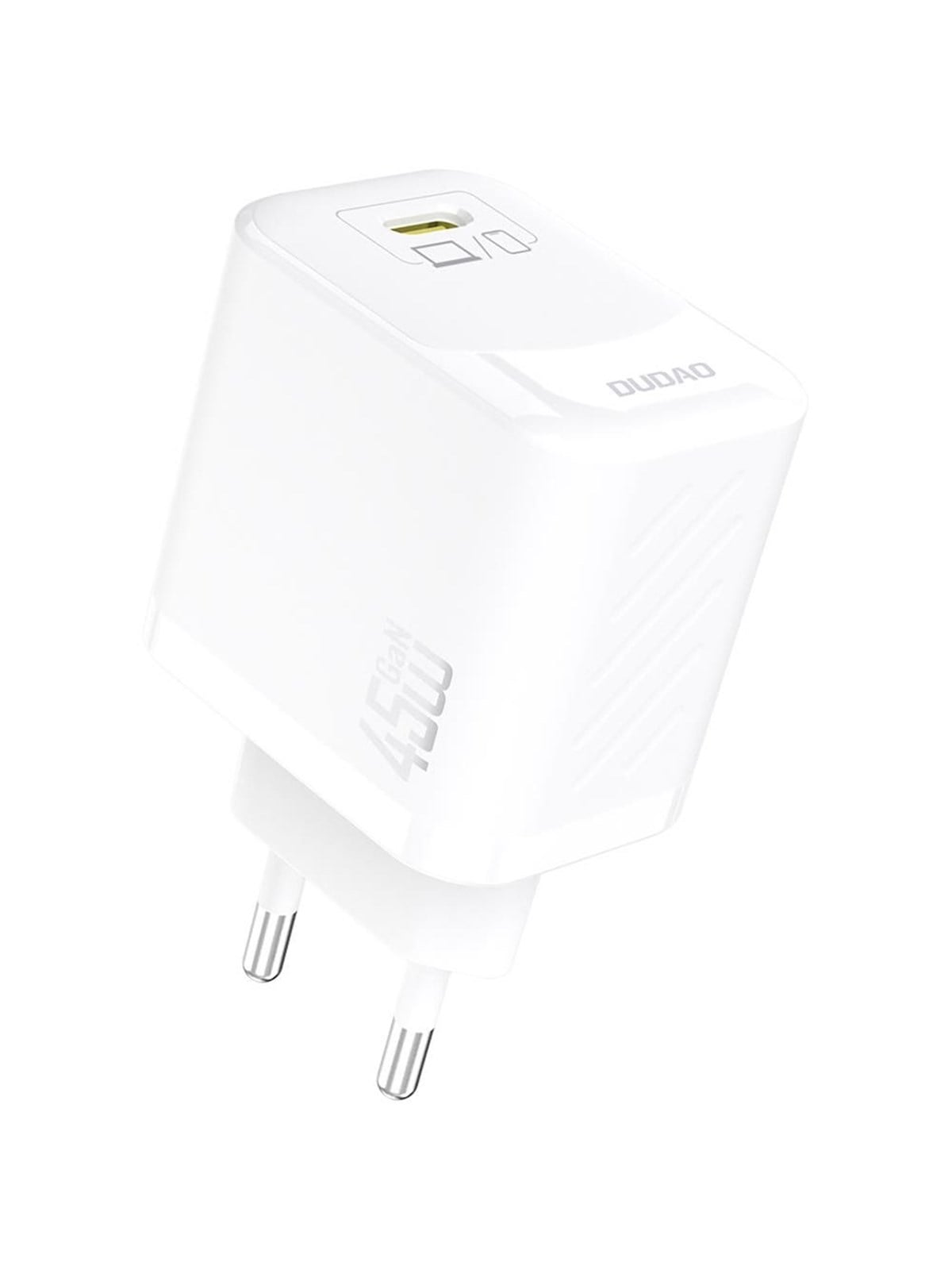 Dudao A28 45w Gan Usb-c Wall Charger - White - Handys Adapter Und Ladegeraete - 6976625334247