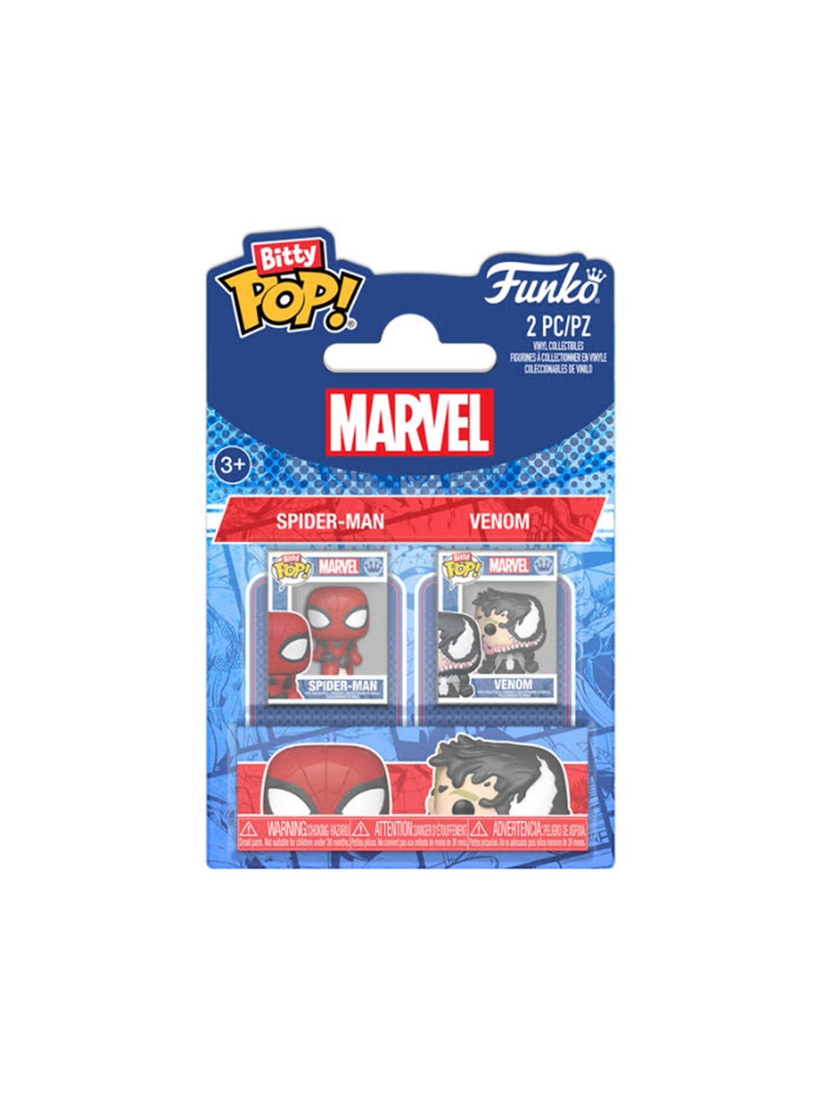 Funko! - Bitty Pop 2pk Spider-man & Venom - Figur - Merchandise - 88939