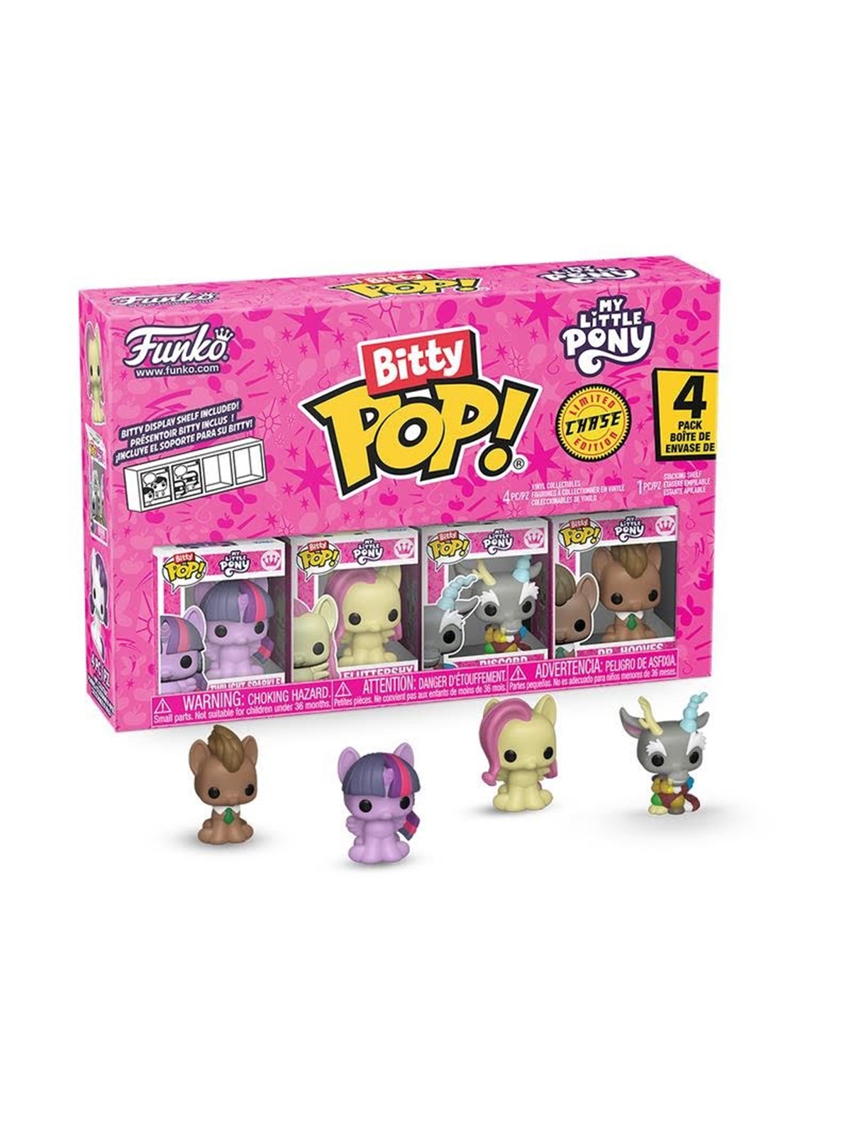 Funko! - Bitty Pop 4pk Mlp Twilightsparkle (With Chase) - Figur - Merchandise - 89580