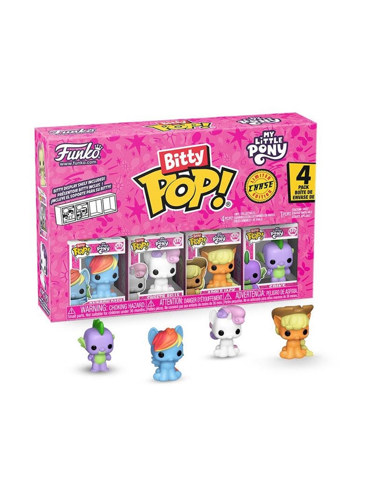 Funko! - Bitty Pop 4pk Mlp Rainbow Dash - Figur - Merchandise - 92501