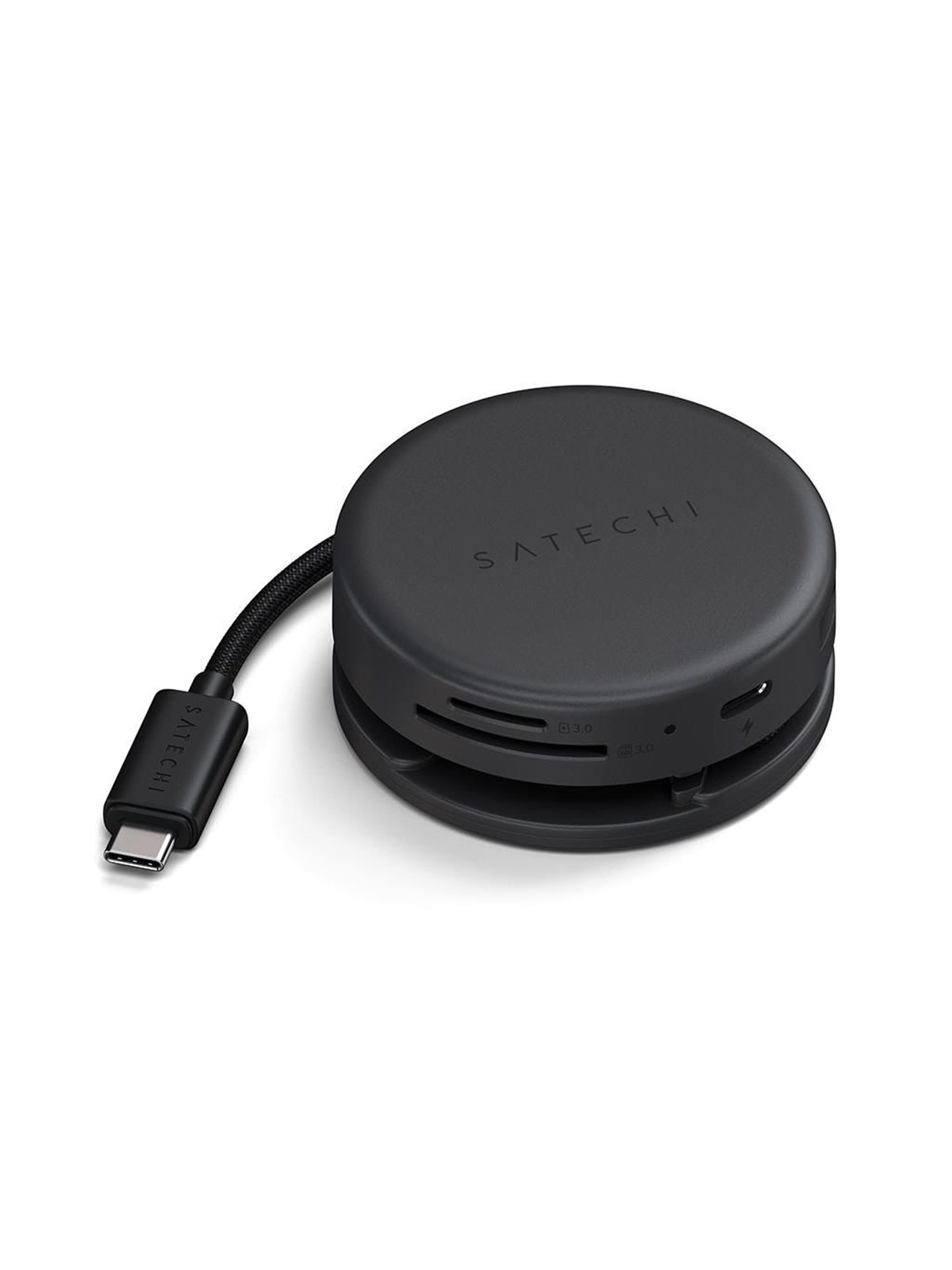 Satechi Onthego 7-in-1 Multiport Adapter - Space Black - Dockingstationen - St-potg7c