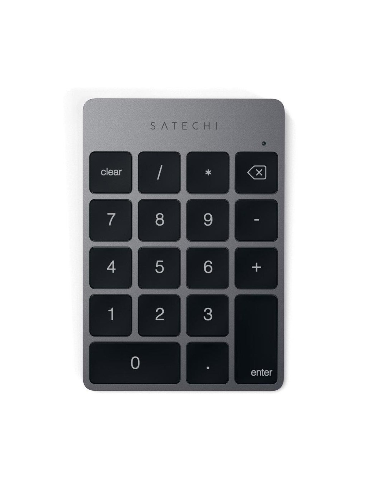 Satechi Slim Wireless Keypad - Compact Bluetooth Keyboard With Long-lasting Battery And Aluminum Finish - Numpad - Grau - Tastaturen - St-ksalkpm