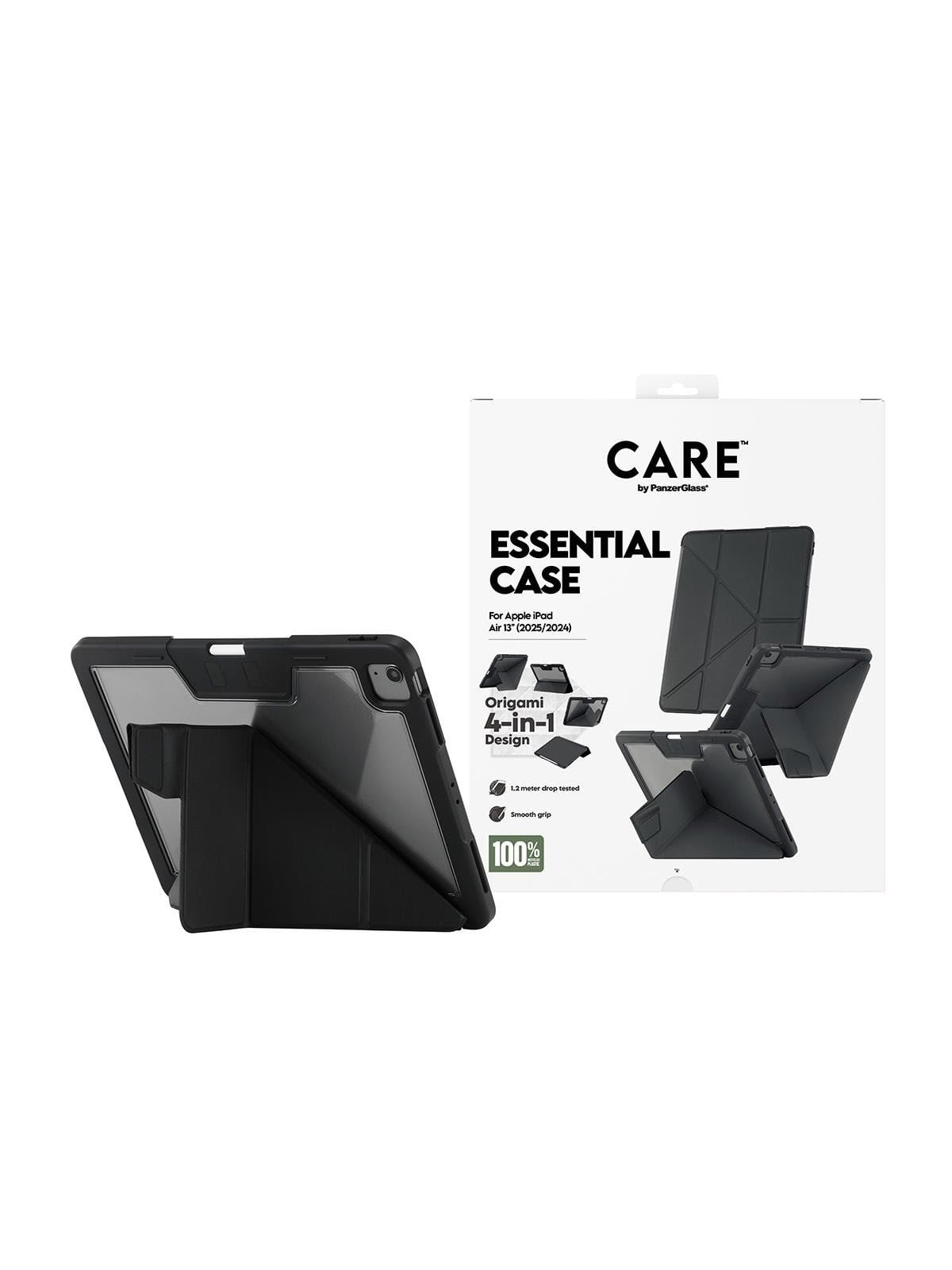 Care by Panzerglass Essential Case Black Ipad Air 13" (2024-2026) - Tablets Cover Case - Cr31677