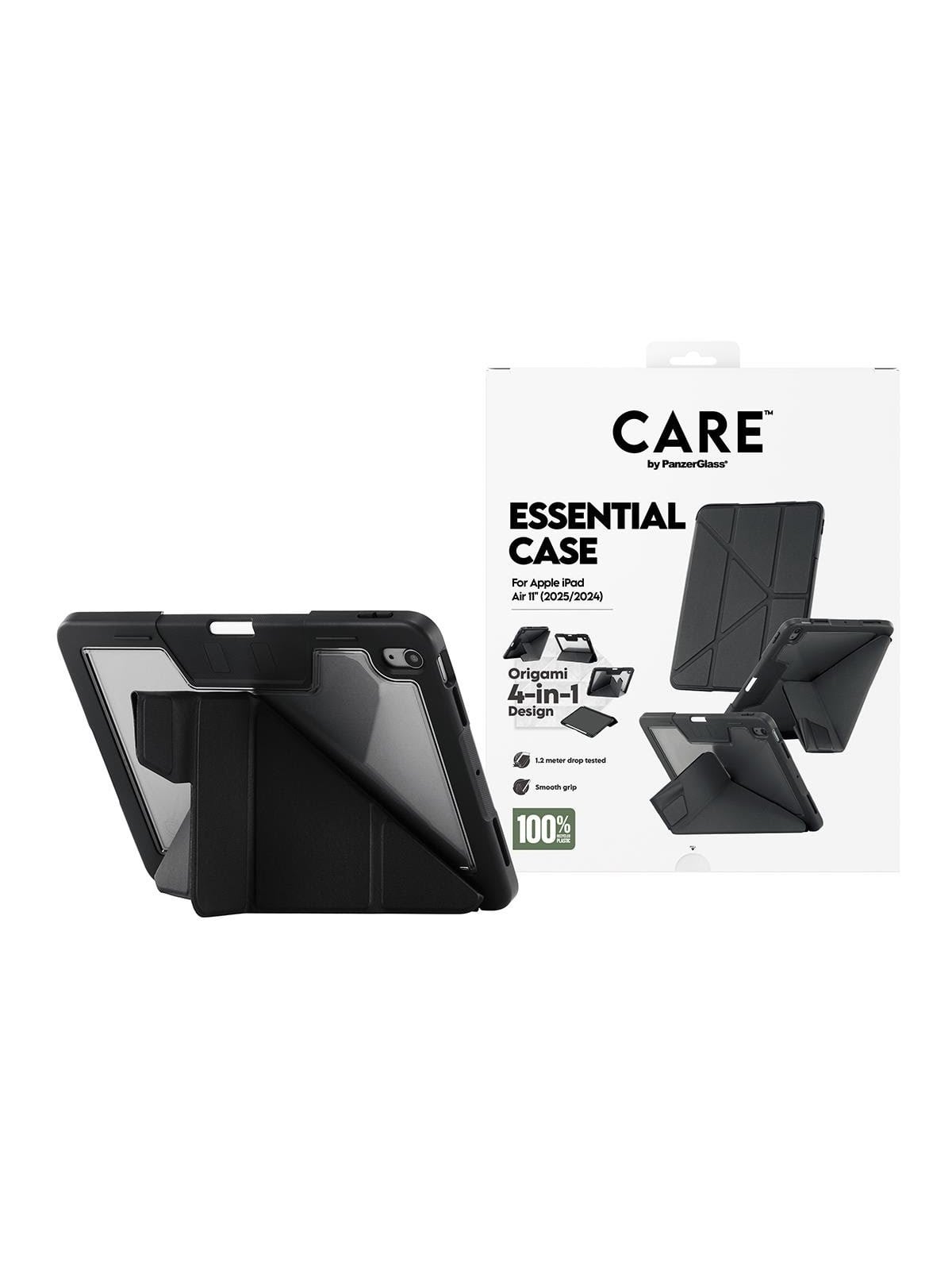 Care by Panzerglass Essential Case Black Ipad Air 11" (2024-2026) - Tablets Cover Case - Cr76640