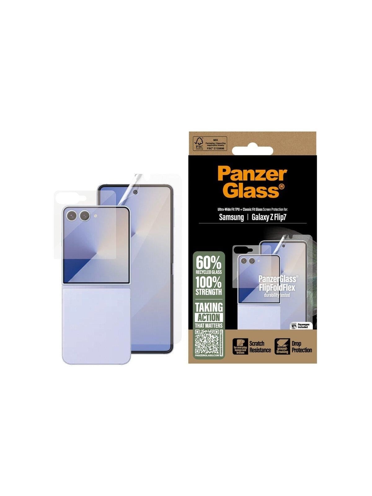 Panzerglass Screen Protector Samsung Galaxy Z Flip7 | Glass & Film - Handys Schutzfolie - Pg96045