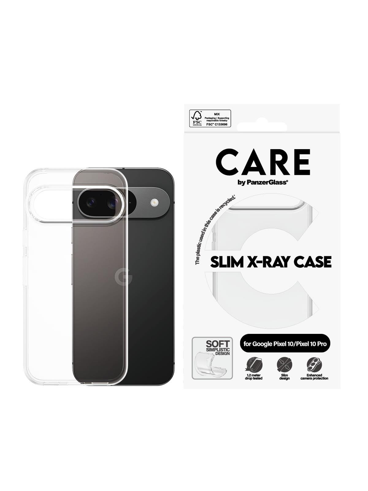 Care by Panzerglass Fashionable Case Transparent X-ray Soft Basic Google Pixel 10 | 10 Pro - Handys Cover Cases - Cr65443
