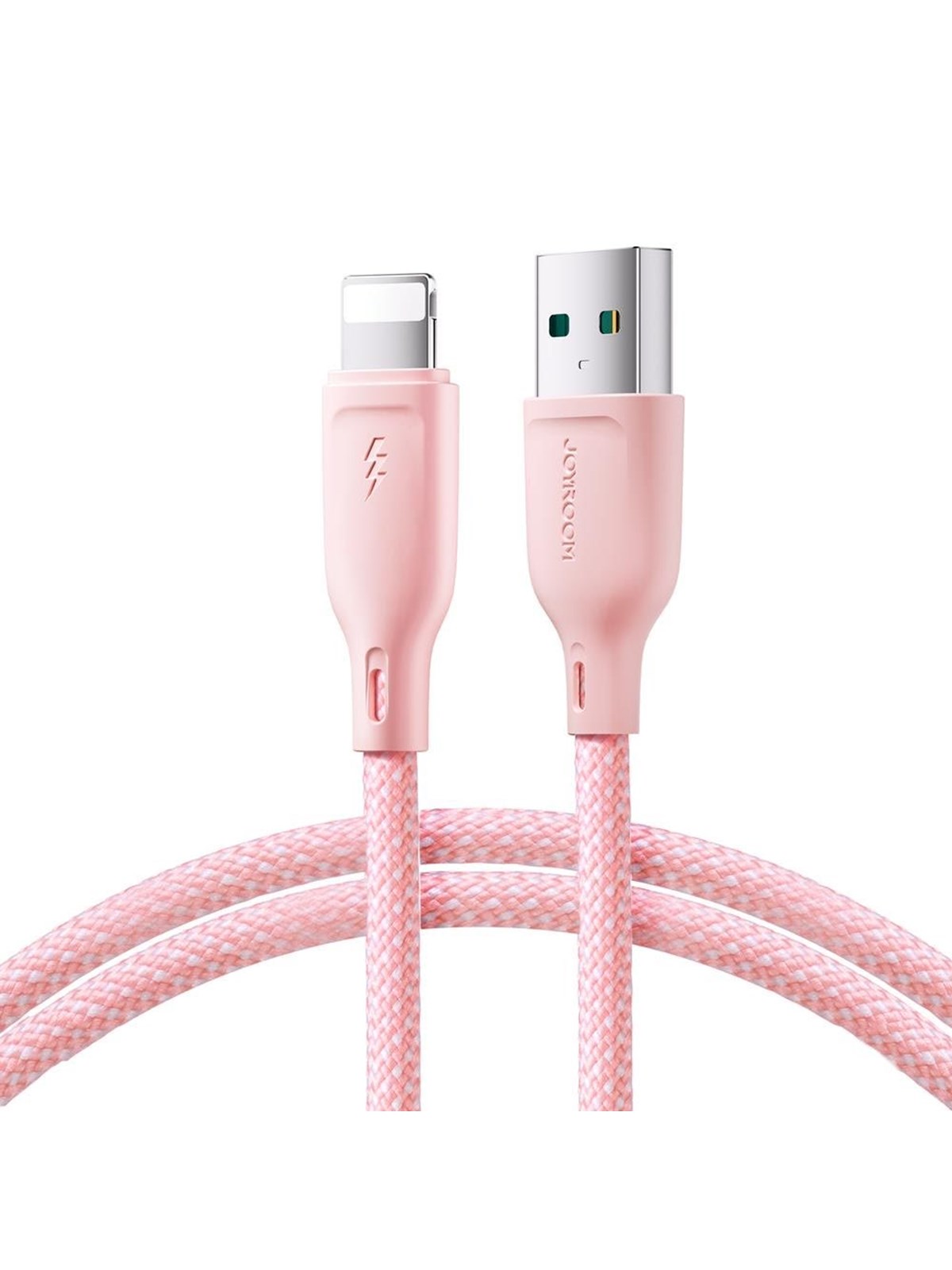 Joyroom Multi-color Series S-a34 Usb-a / Lightning 3A Cable 1m - Pink - Usb Kabel - 6941237110510
