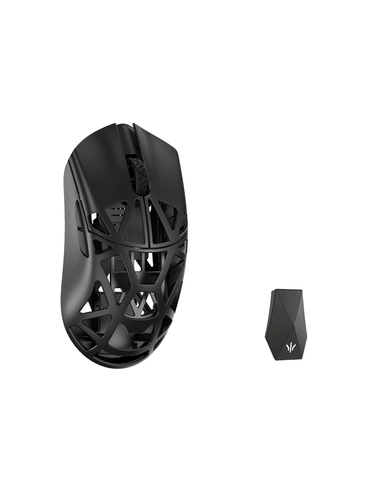 Wlmouse Beast X Max (Solid Side + Omron) / Wireless 8K / Magnesium - Gaming Maus (Schwarz) - Maxhei-o-shixin