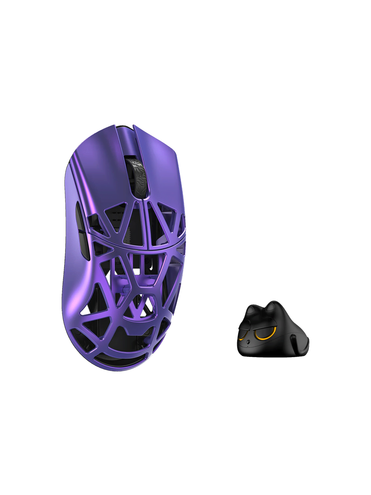 Wlmouse Beast X Mini (Solid Side + Omron) / Wireless 8K / Magnesium - Gaming Maus (Lila) - Mini-shixin-purple-o