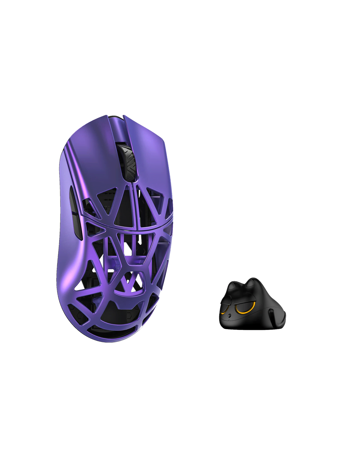 Wlmouse Beast X Pro (Solid Side + Omron) / Wireless 8K / Magnesium - Gaming Maus (Lila) - Mpro-purple-o-shixin
