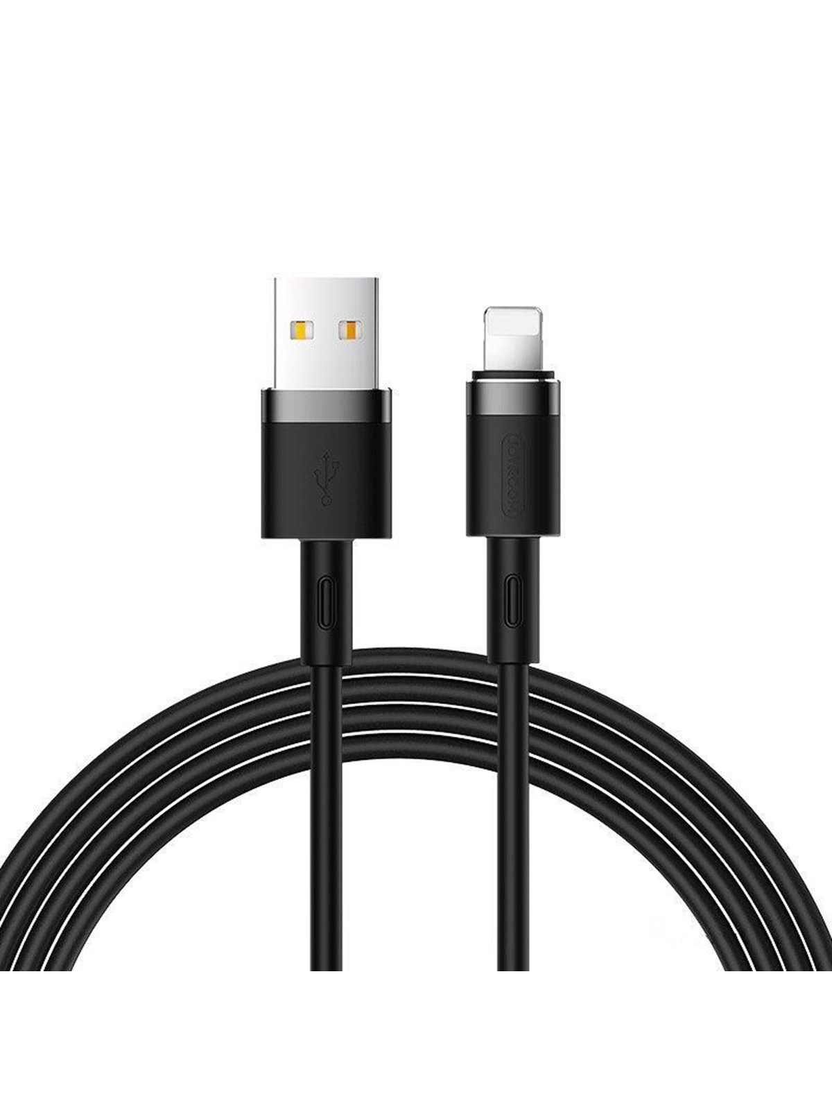 Joyroom Liquid Silicone Data Cable N2 Usb-a / Lightning 2.4A 1.2m - Black - Usb Kabel - 6941237171085