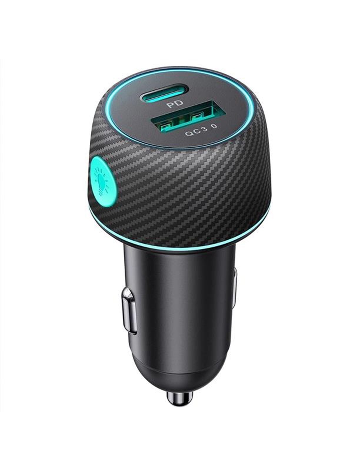 Joyroom 60w Usb-c Usb-a Car Charger Jr-ccn01 - Black - Handys Adapter Und Ladegeraete - 6956116736828