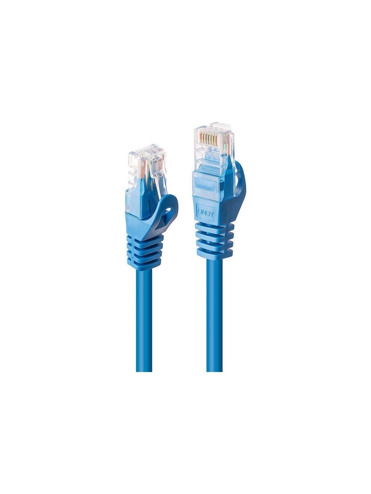 Lindy Basic Patch Cable - 2 m - Blue - Blau - 2 Meter - Netzwerk Kabel - 48173