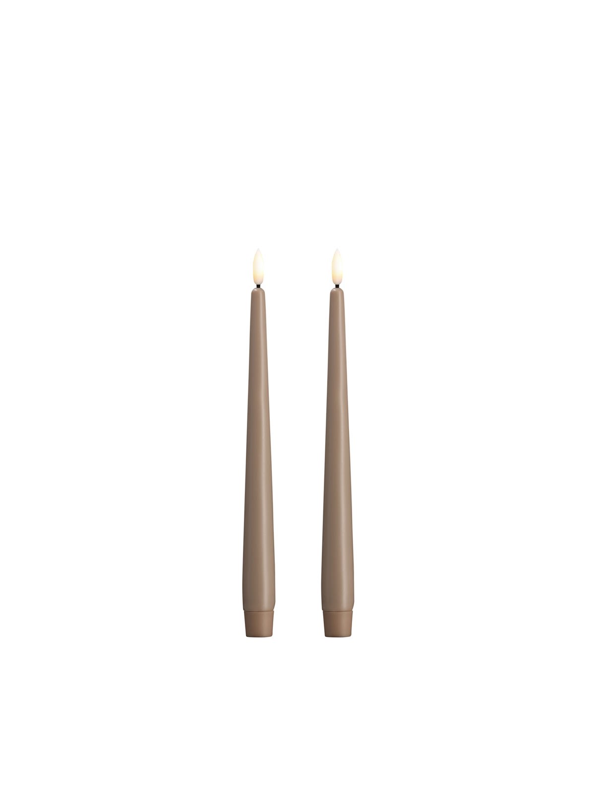 Moods & More Led Taper Candle - Slim - Sand - 23x250 mm - 2 Pcs - Einrichtung - M50-sd023250