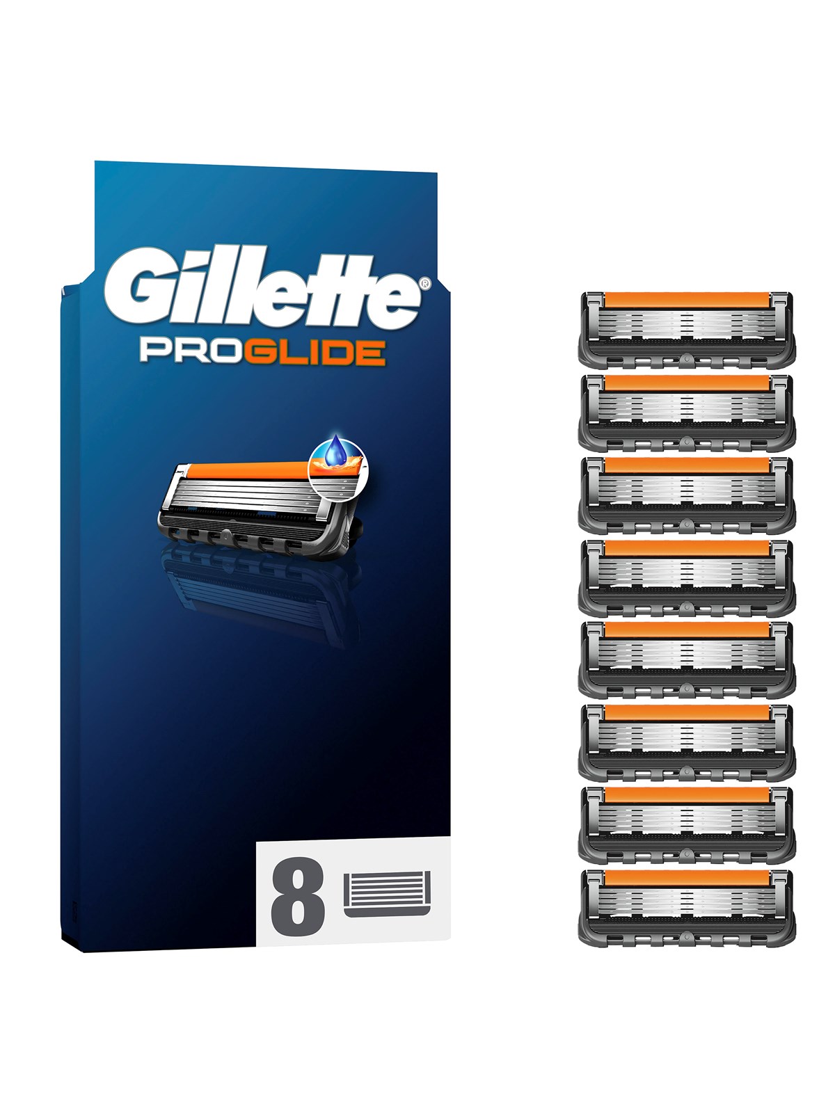 Gillette Fusion Proglide - 8 Pcs - Rasierausstattung - 8700216066587