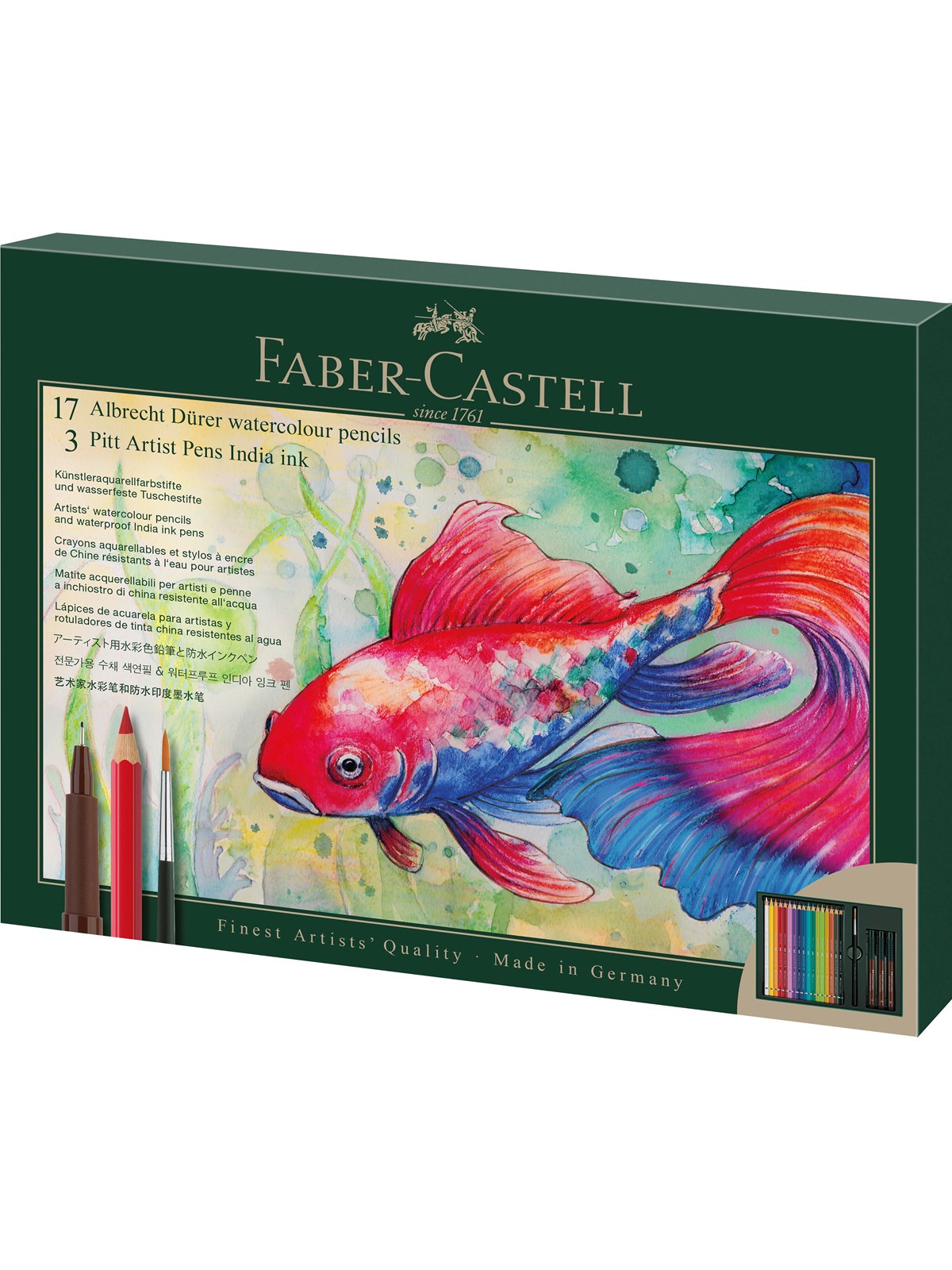 Faber-castell Set A. Dürer & Pitt Artist Pen 21er - Utensilien Zum Schreiben Und Zeichnen - 217552